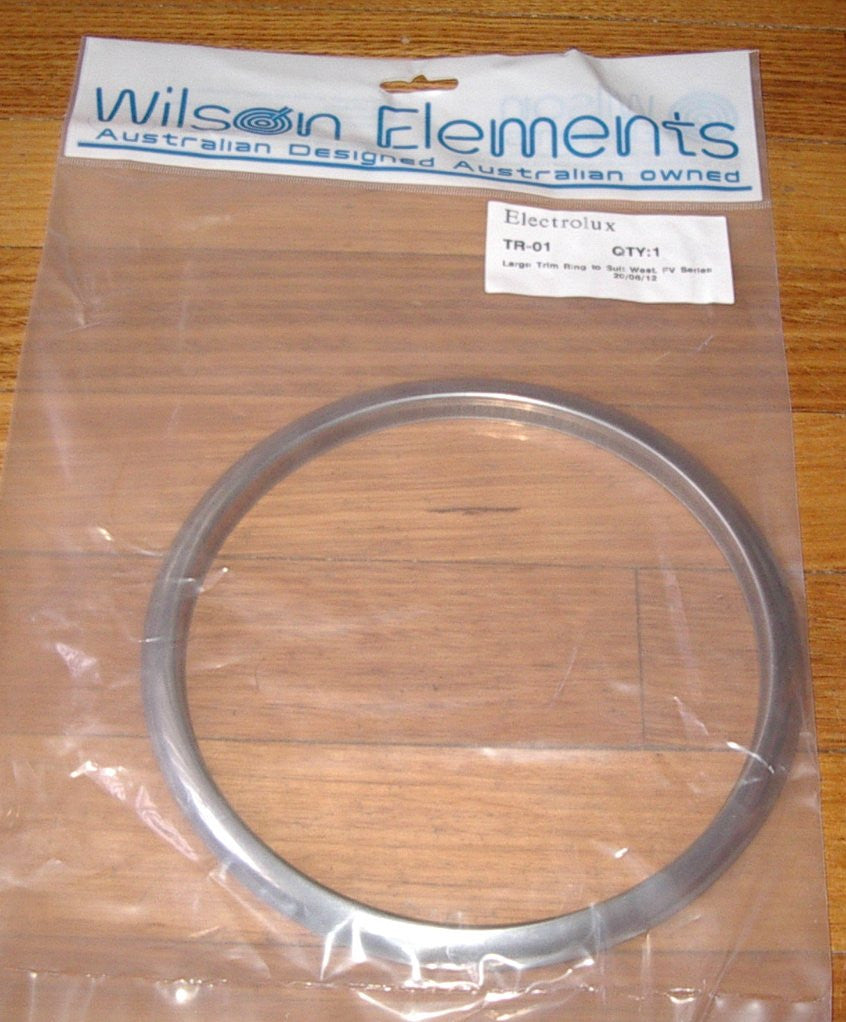 Westinghouse 180mm Large Chrome Trim Ring - Part # TR-01 for Multiple Stove Models