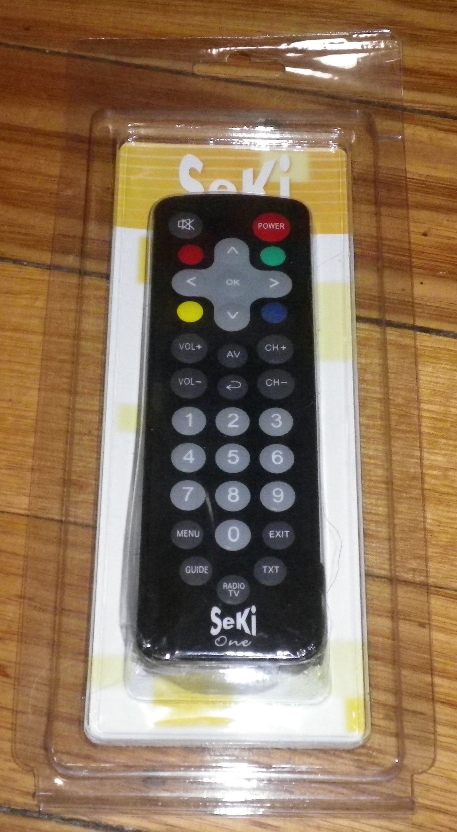 Seki One All - in - One Programmable Infrared Audio - Visual and TV Remote Control, Model No. SK489