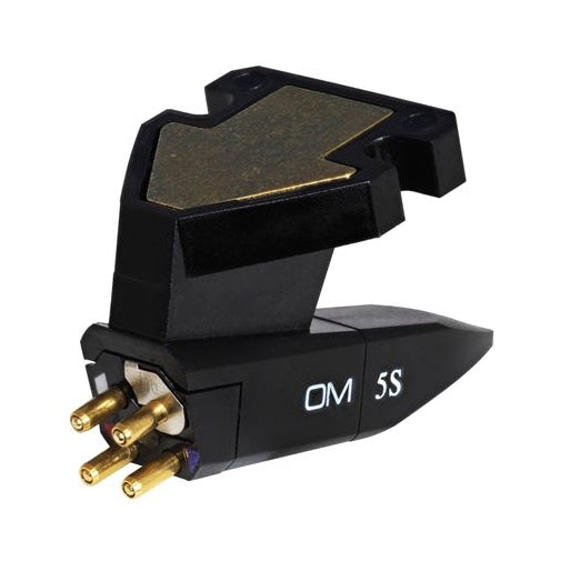 Ortofon OM5S Spherical Tip Moving Magnet Cartridge for Vinyl Record Players in Retail Packaging