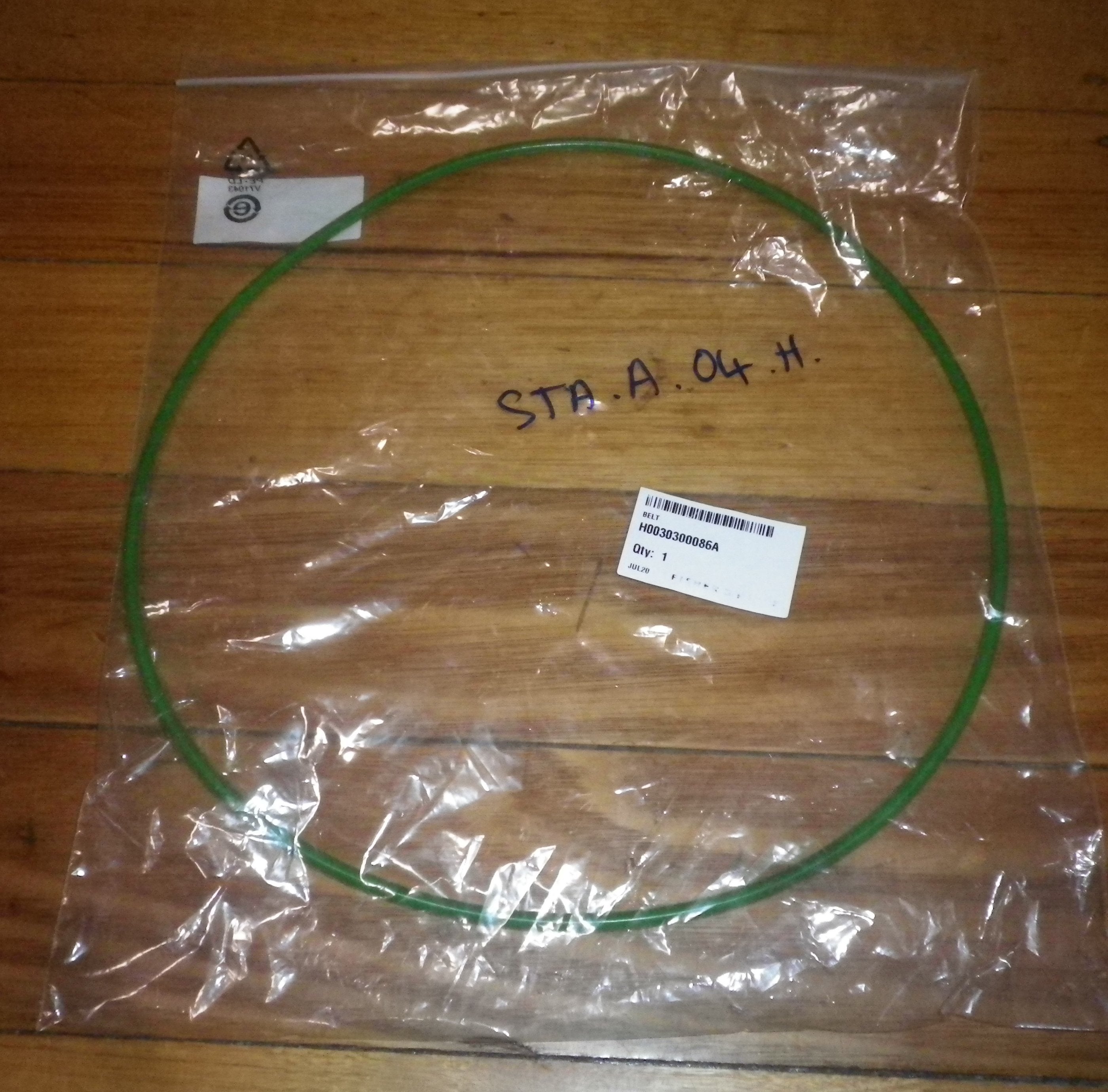 Genuine Haier, HomeMaker, Mistral Dryer Fan Blower Belt - Part # H0030300086A