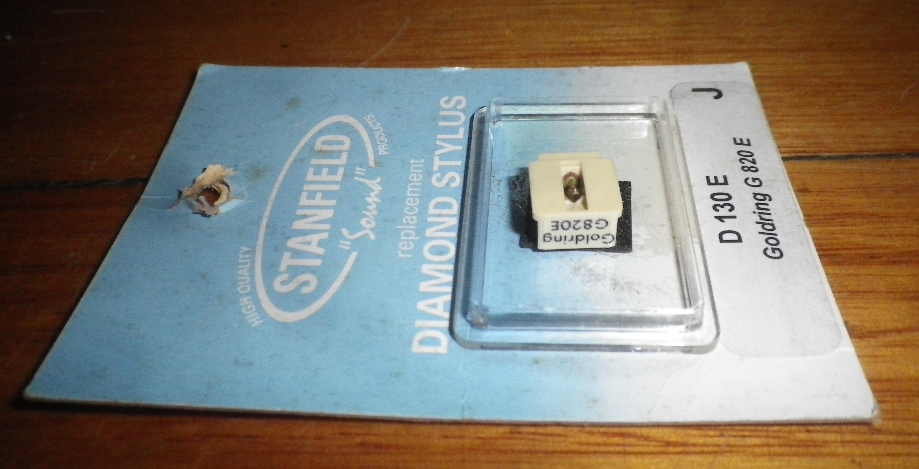 New Elliptical Turntable Stylus Compatible with Goldring G820E - Stanfield D130E