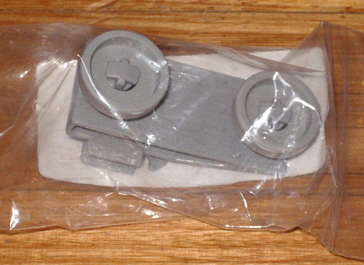 Vintage Westinghouse Dishwasher Upper Basket Dual Roller Assembly - Part Number 0238400040