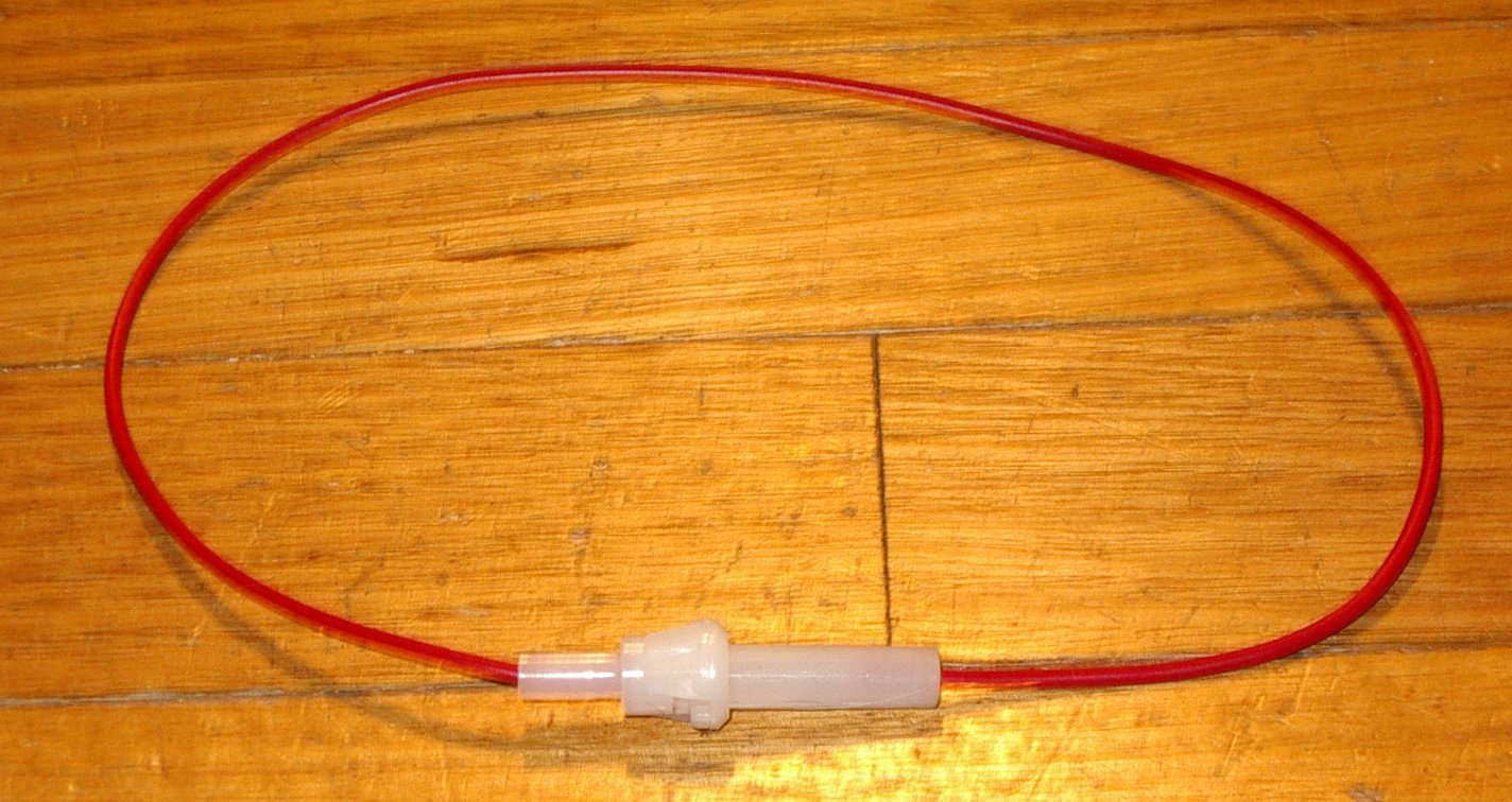 Inline Plastic Fuseholder FH4 for 32mm x 6.35mm 3AG Fuses with 470mm Lead