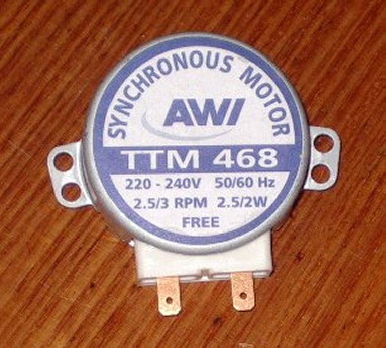 220/240V Sharp Microwave Turntable Motor - Part TTM468