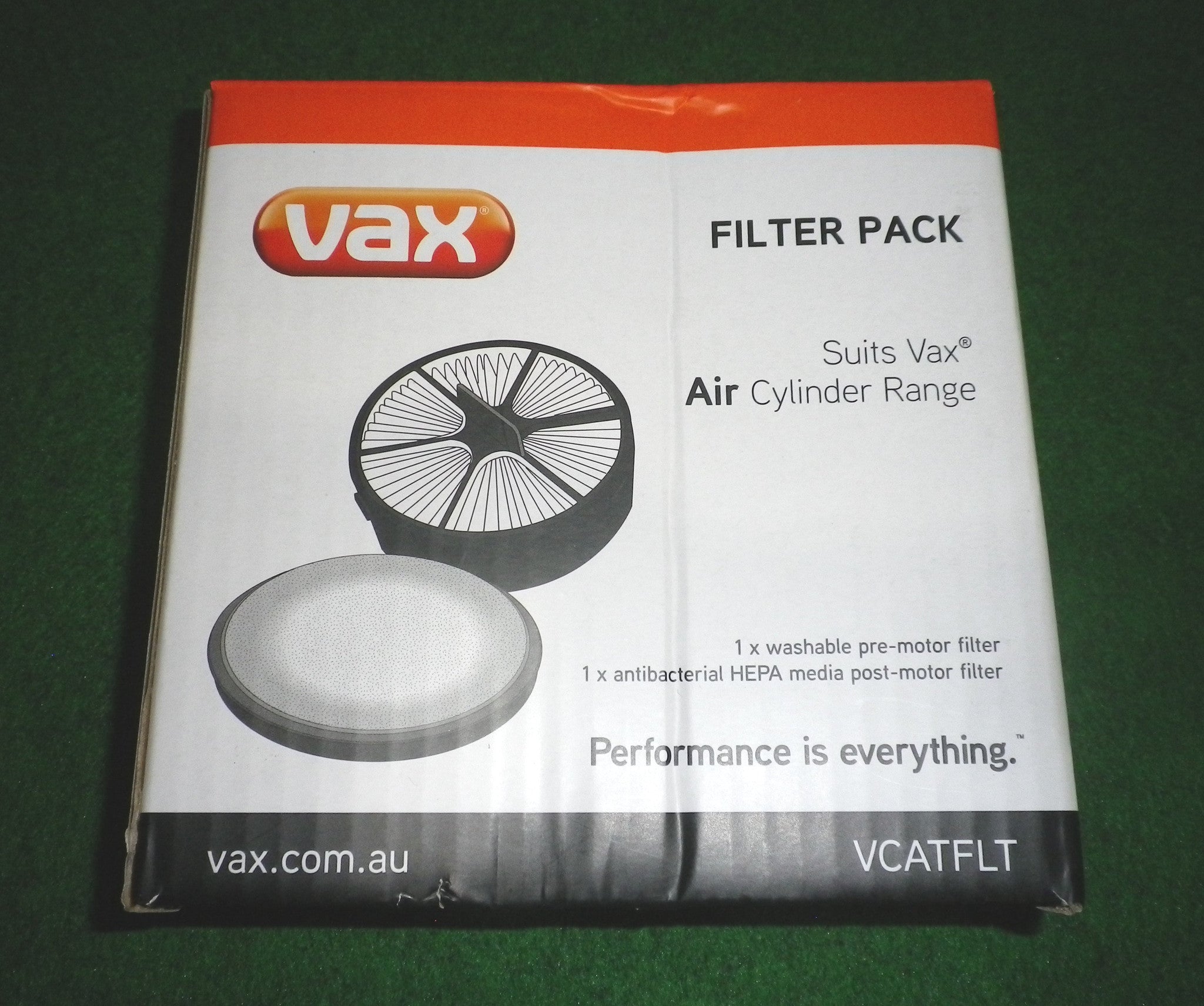 Vax Original VCAPH1500 Air Cylinder High - Efficiency Hepa Filter Set, Part Number VCATFLT for Vacuum Cleaners