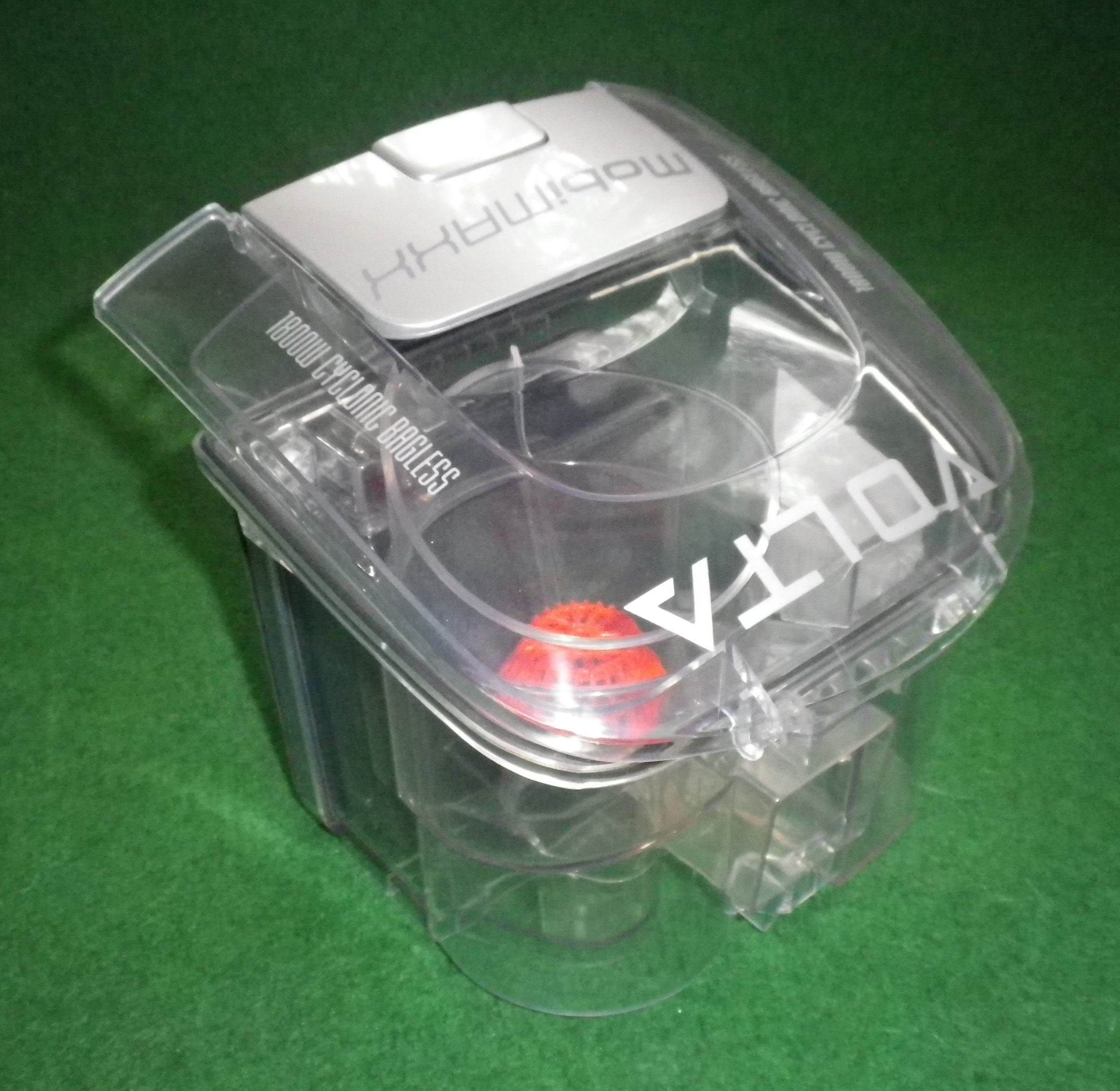 Volta MobiMaxx U3510 Complete Cyclonic Smoke-Colored Vacuum Dust Container - Replacement Part # B1830343901R
