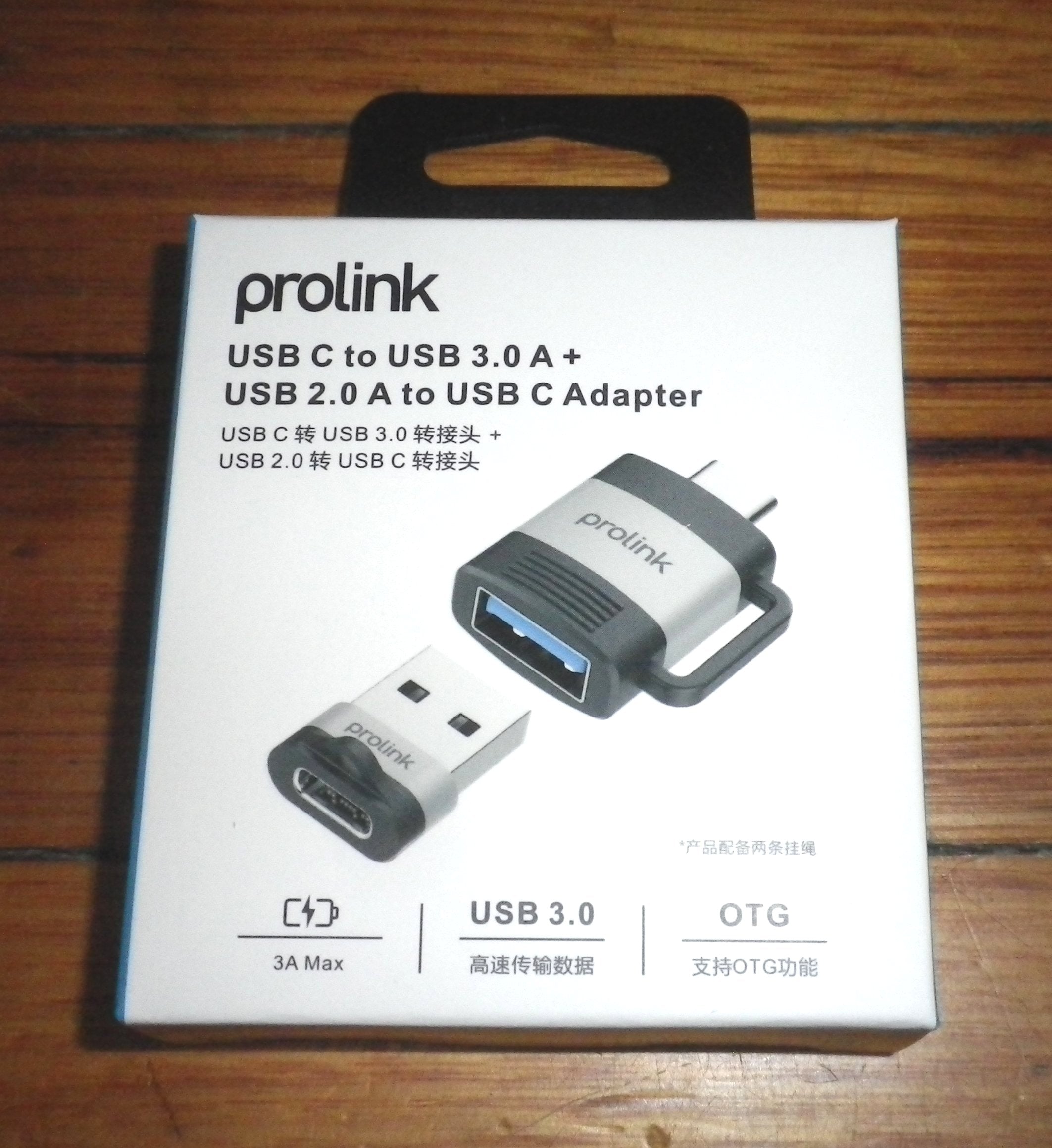 High - Quality USB - C Male to USB 3.0 A Female/Male + USB 2.0 A Male to USB - C Female/Male Adapter Set - Part # PF023