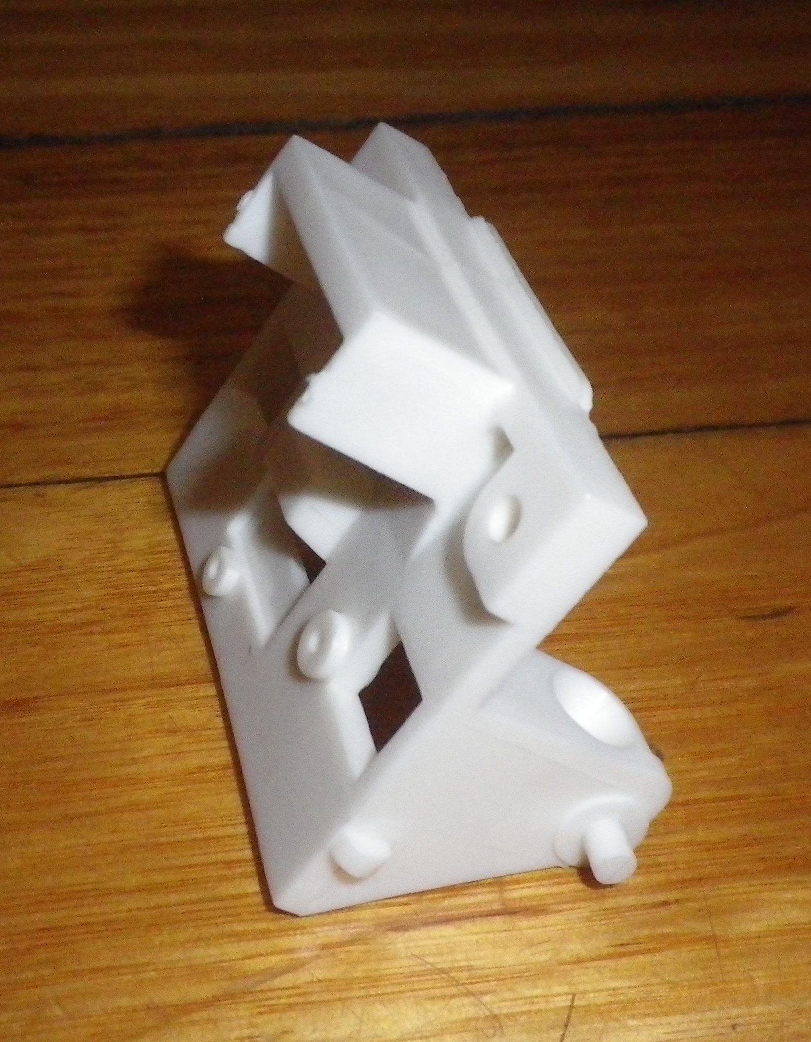 White Plastic Dishwasher Door Handle Bracket - Simpson Contessa Part # 366073