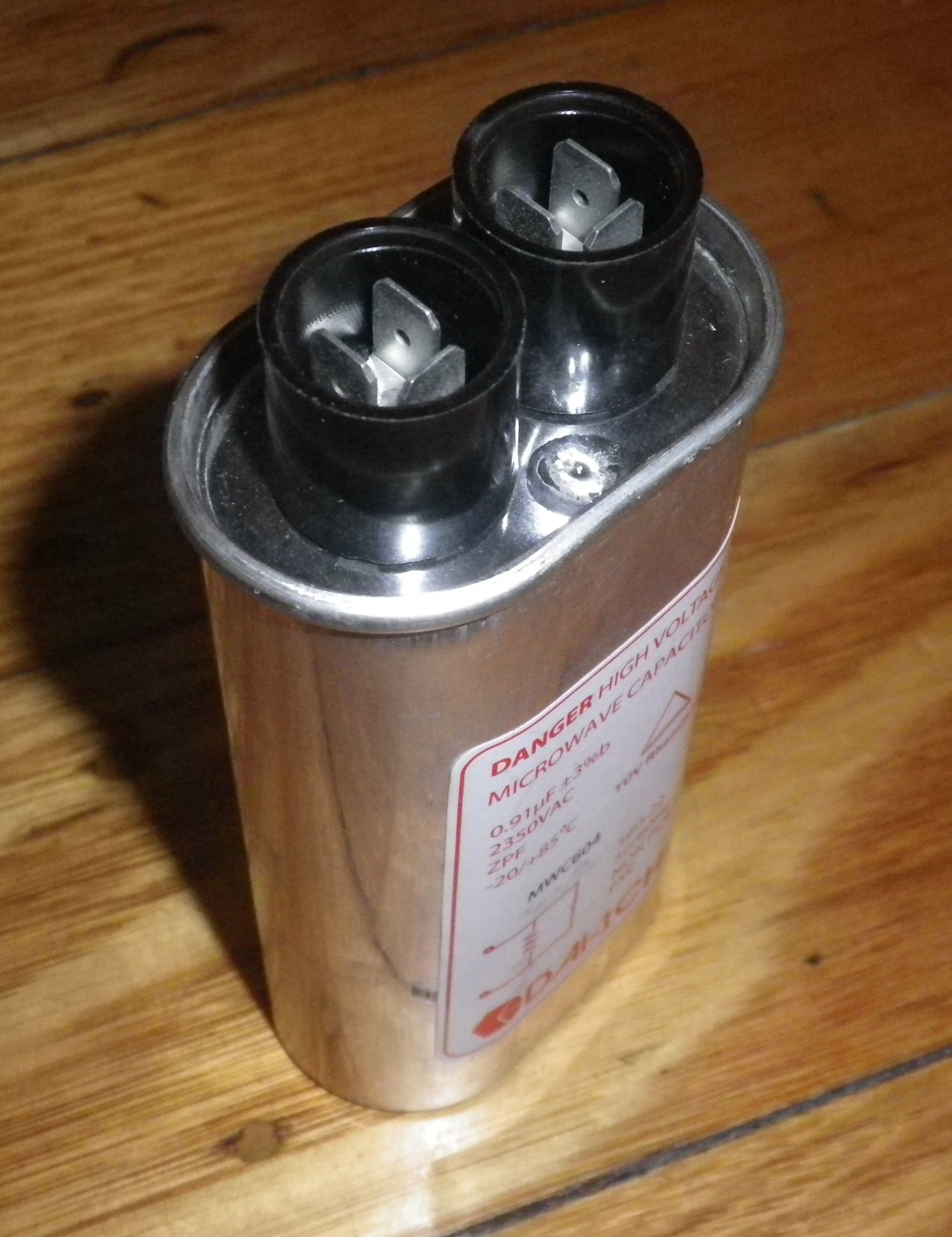 Daichi Non-Genuine 0.91MFD 2350V High Voltage Microwave Capacitor - MWC604