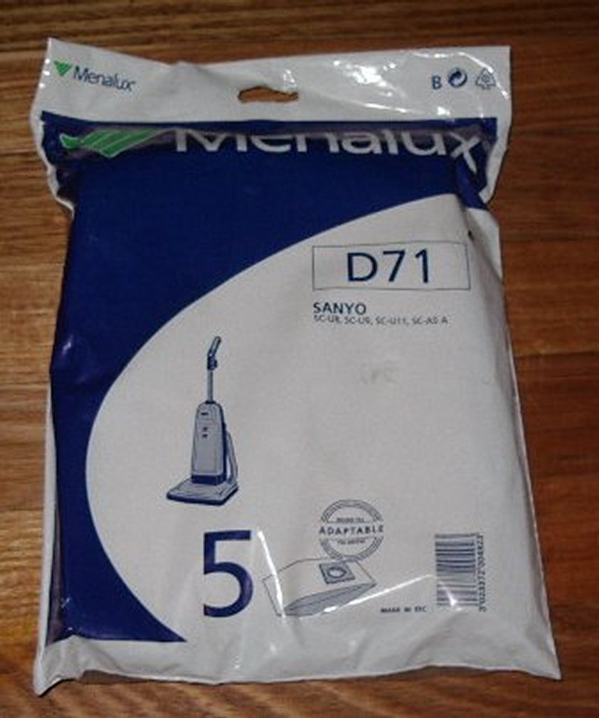 High - Quality Replacement Vacuum Bags for Sanyo Upright Models SC - U8, SC - U9, SC - U11 - Part # D71