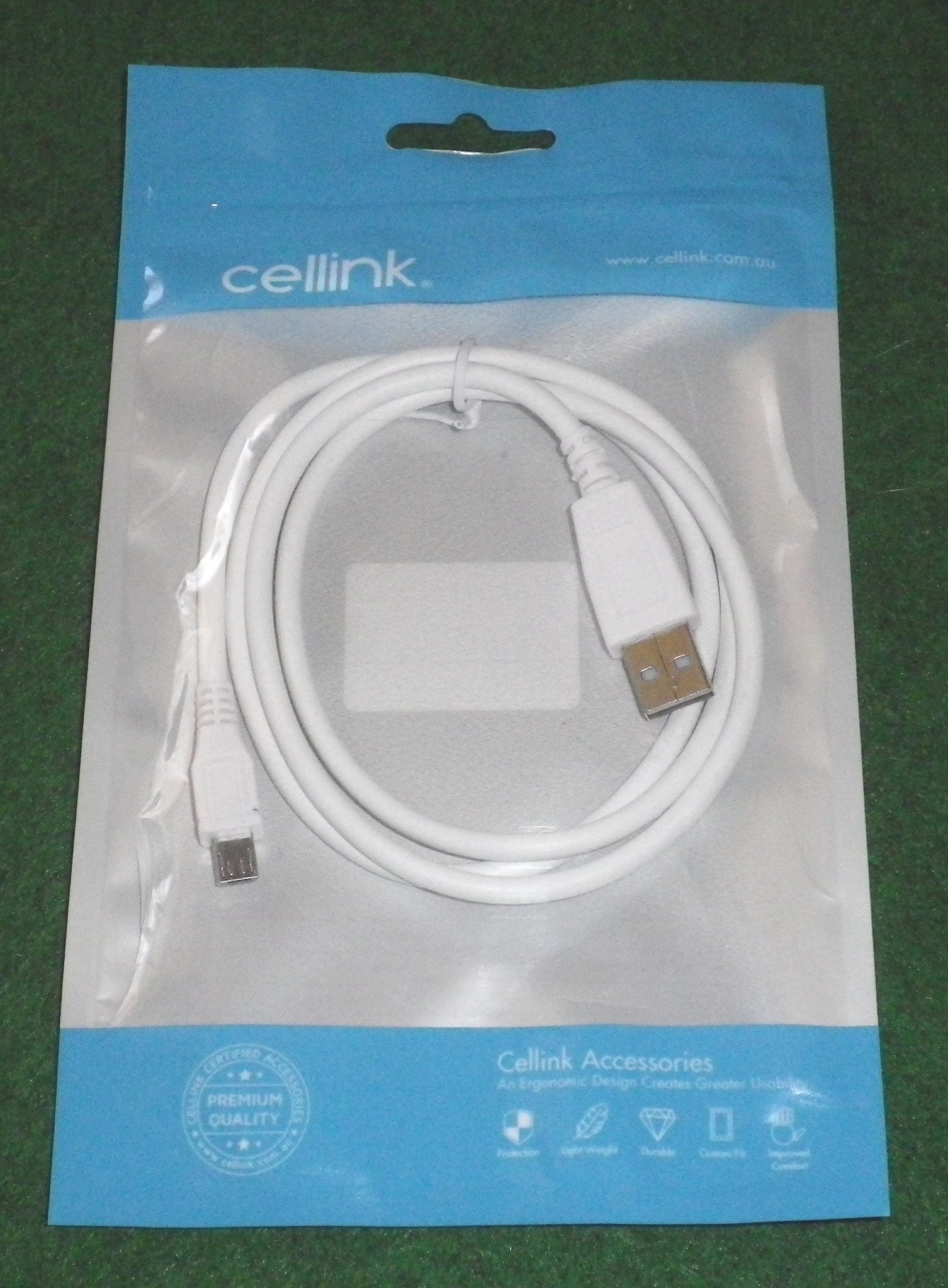 1m USB A to MicroUSB 2.0 Male-Male Charging Cable - Part # MDC1010WH