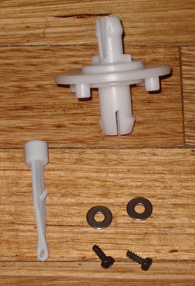 Simpson and Westinghouse Dryer Drum Rear Support and Filter Spigot Assembly Replacement Kit - Genuine Part # 0012377009K
