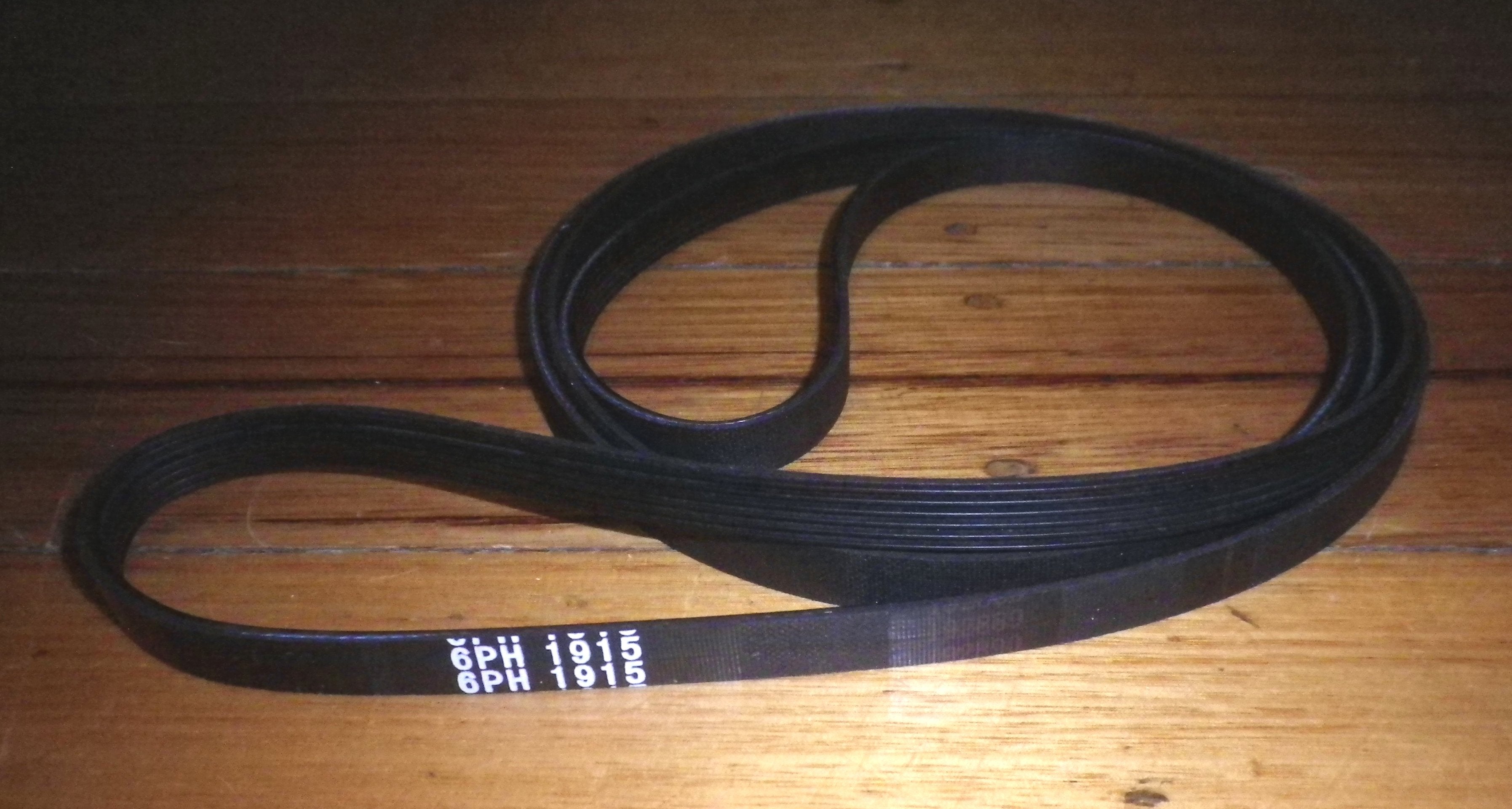 Premium Replacement Drum Belt for Hotpoint, Creda, Electra, Indesit, Pye, Euromaid Appliances - Part # 6PH1915