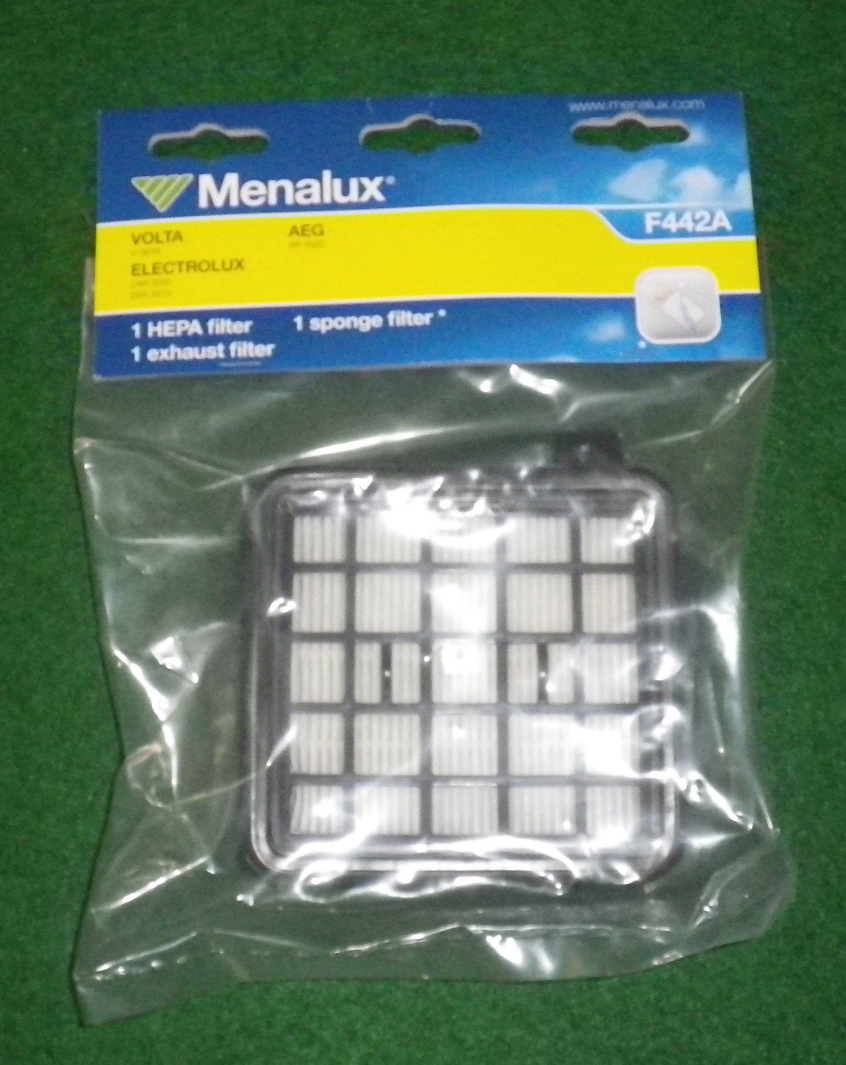 High - Performance Volta MobiMaxx U3510 Hepa and Micromesh Vacuum Cleaner Filter Set - Part Number F442A