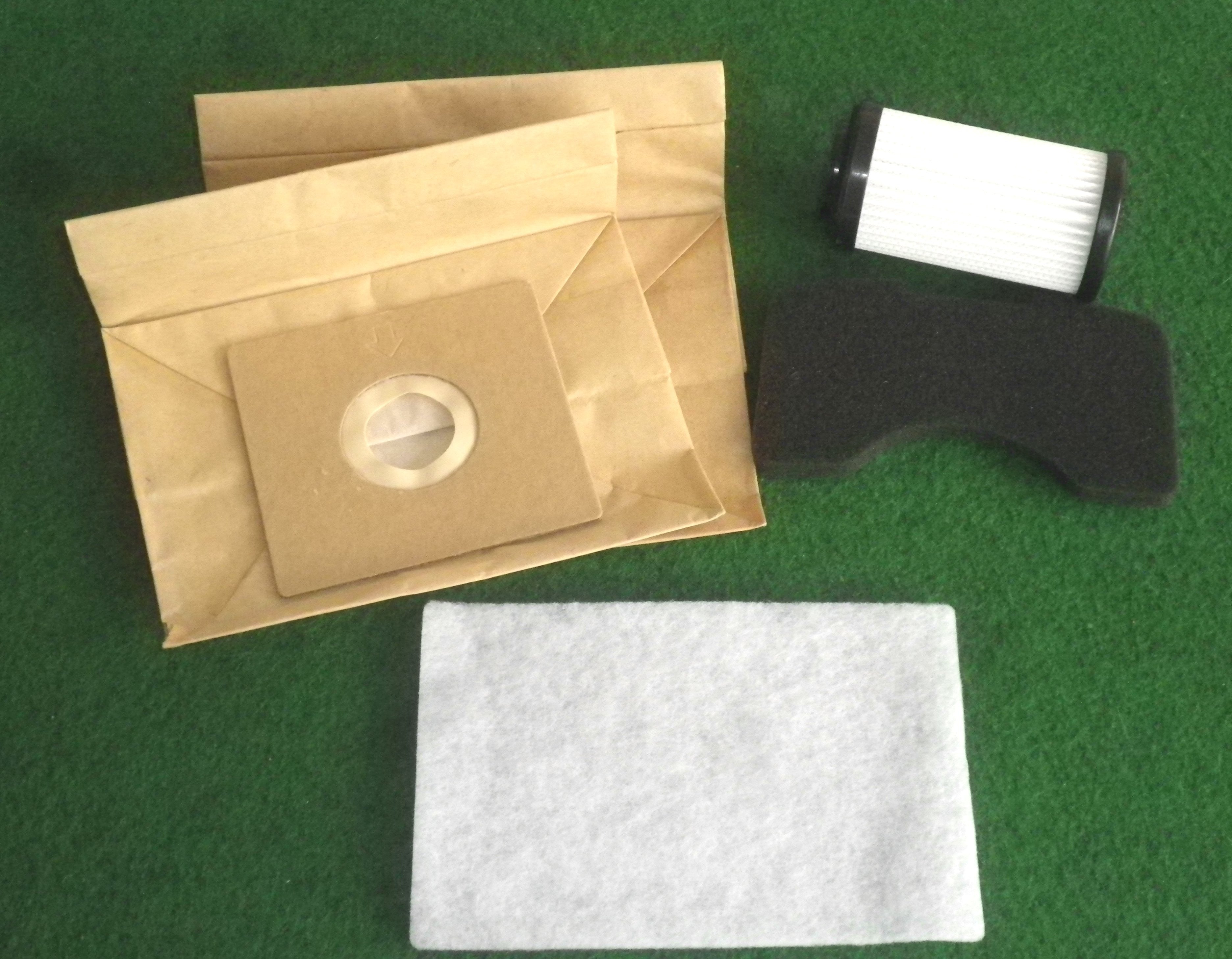 VacForce VF001 Vacuum Cleaner Bag, Hepa & Motor Filter Set - Premium Part Package # VF001-PACK