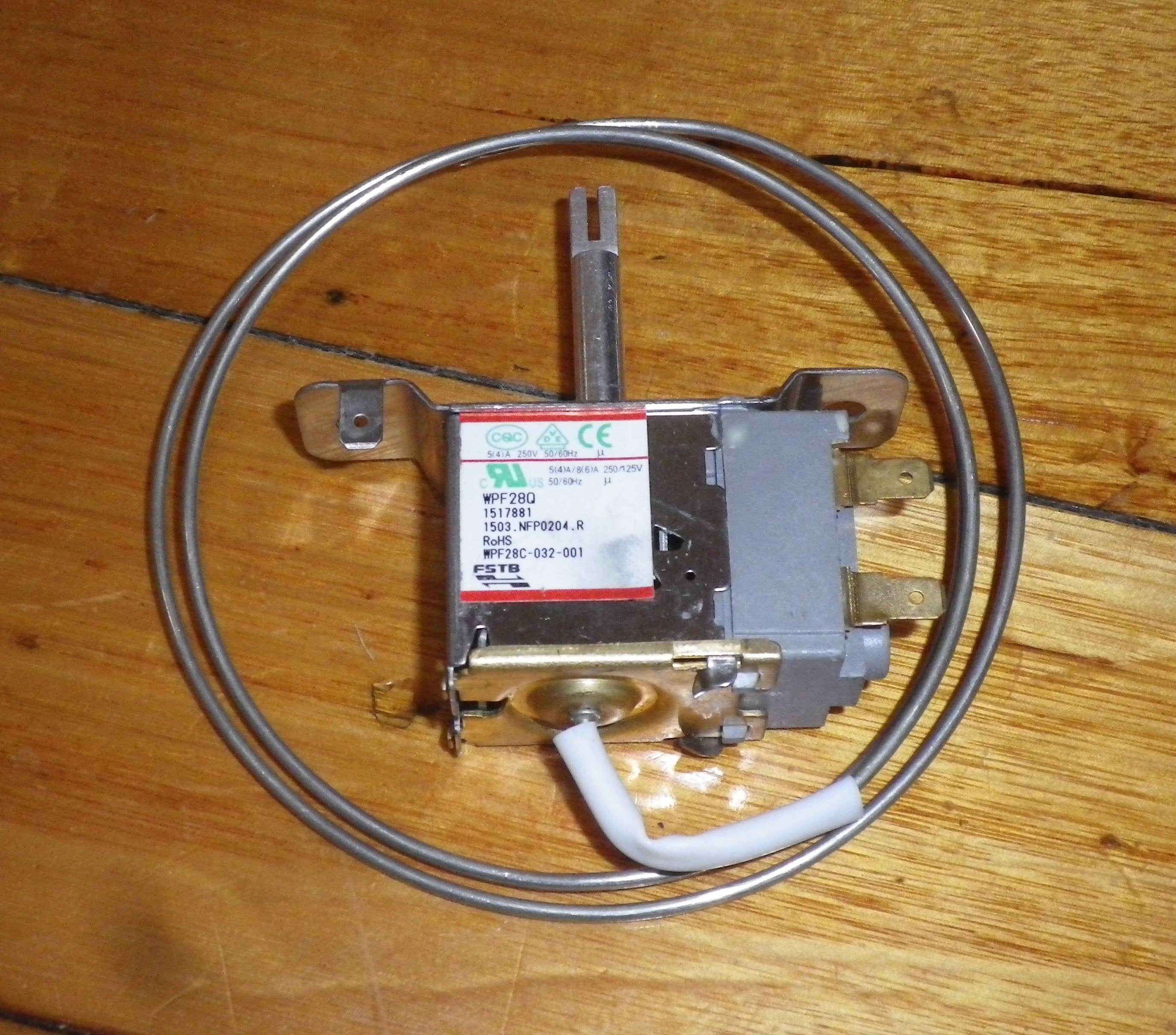 Westinghouse Asian-Style Upright Freezer Thermostat - Part # 4055905949, WPF28Q