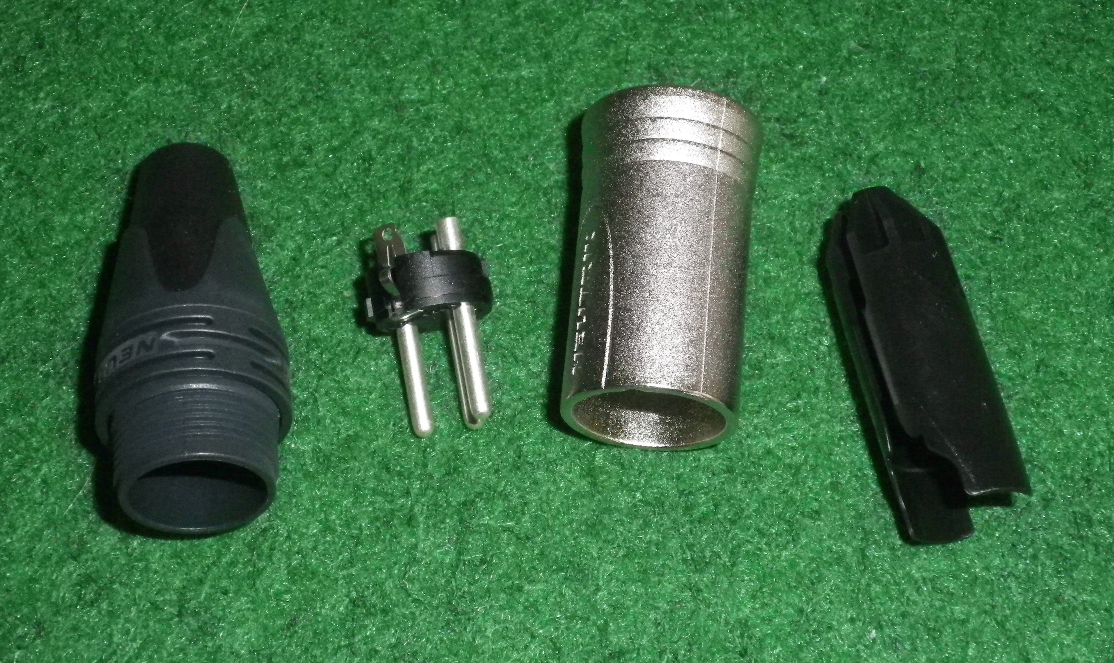 High - Quality Neutrik 3 - Pin Male XLR Audio Connector (Part # NC3MXX)