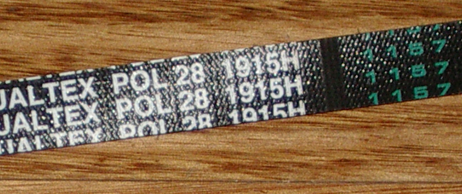 High - Quality Replacement Drum Belt 1915H7 (Part # POL28) for Hotpoint, Creda, Electra, Indesit, Pye, and Euromaid Appliances