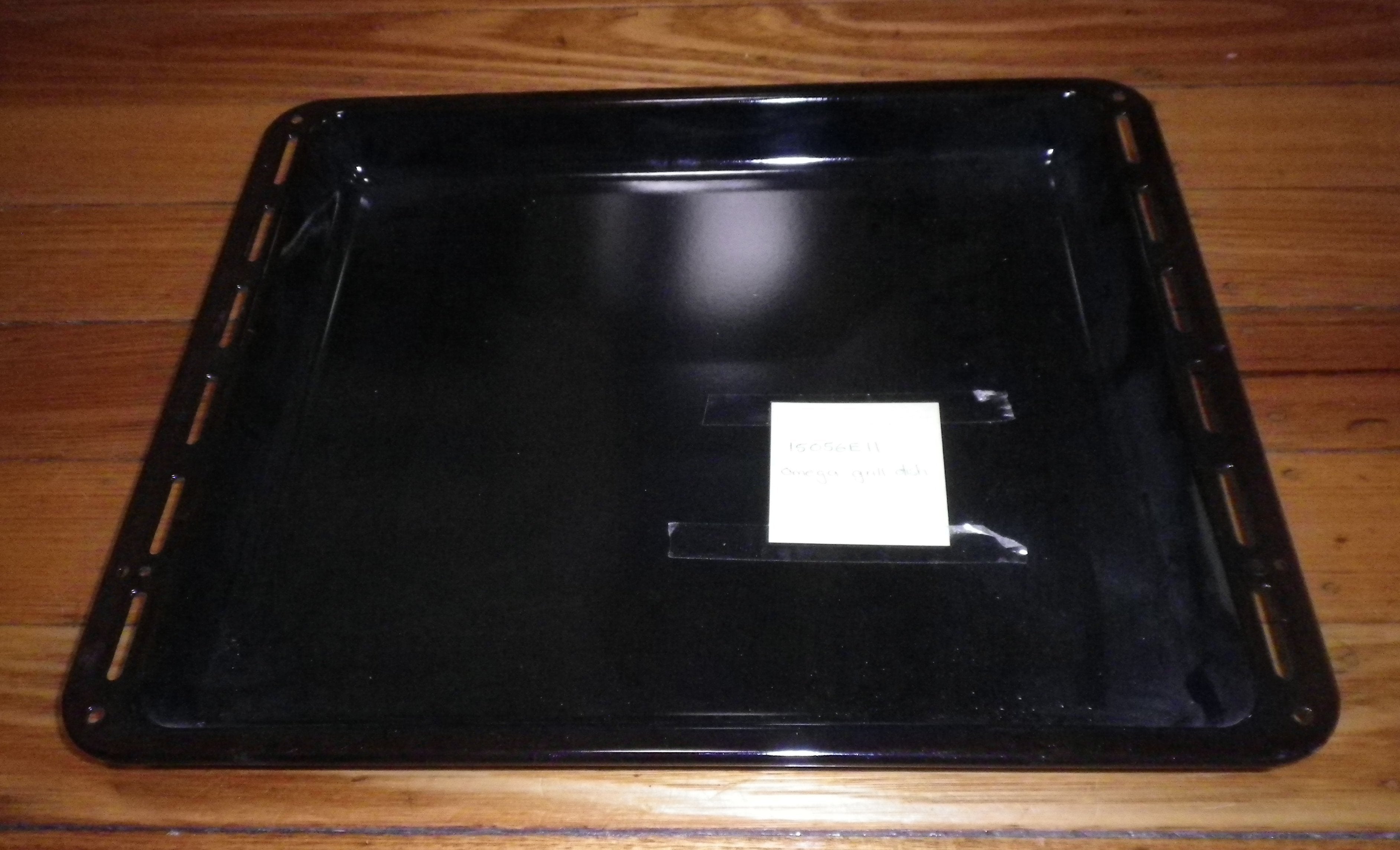 Omega Europa Underbench Oven High - Quality Deep Enamel Griller Tray Measuring 465mm x 377mm - Part Number 15056E11