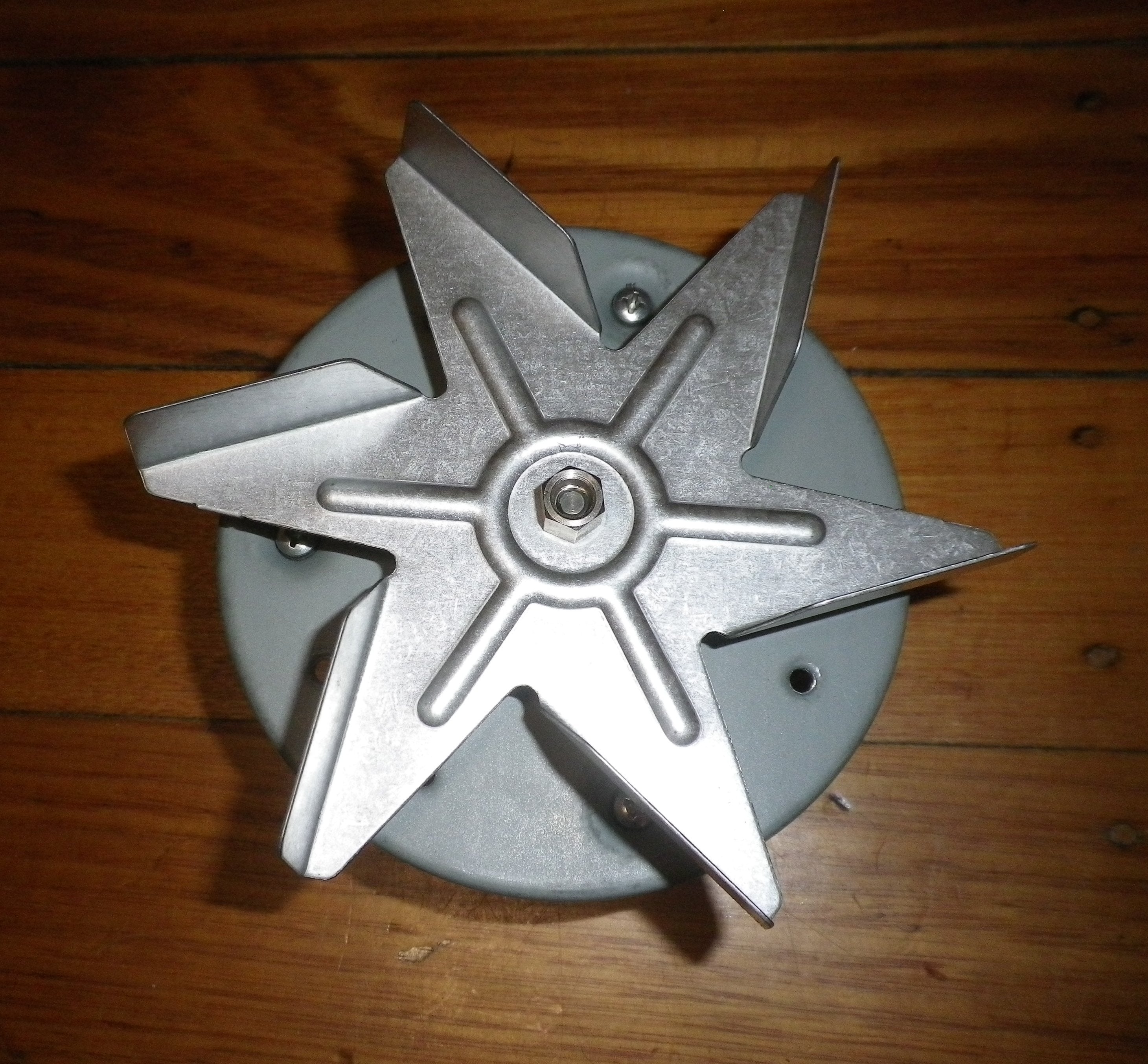 Universal 240VAC Fan-Forced Oven Fan Motor with Blade & Spacer - Part # 9683S