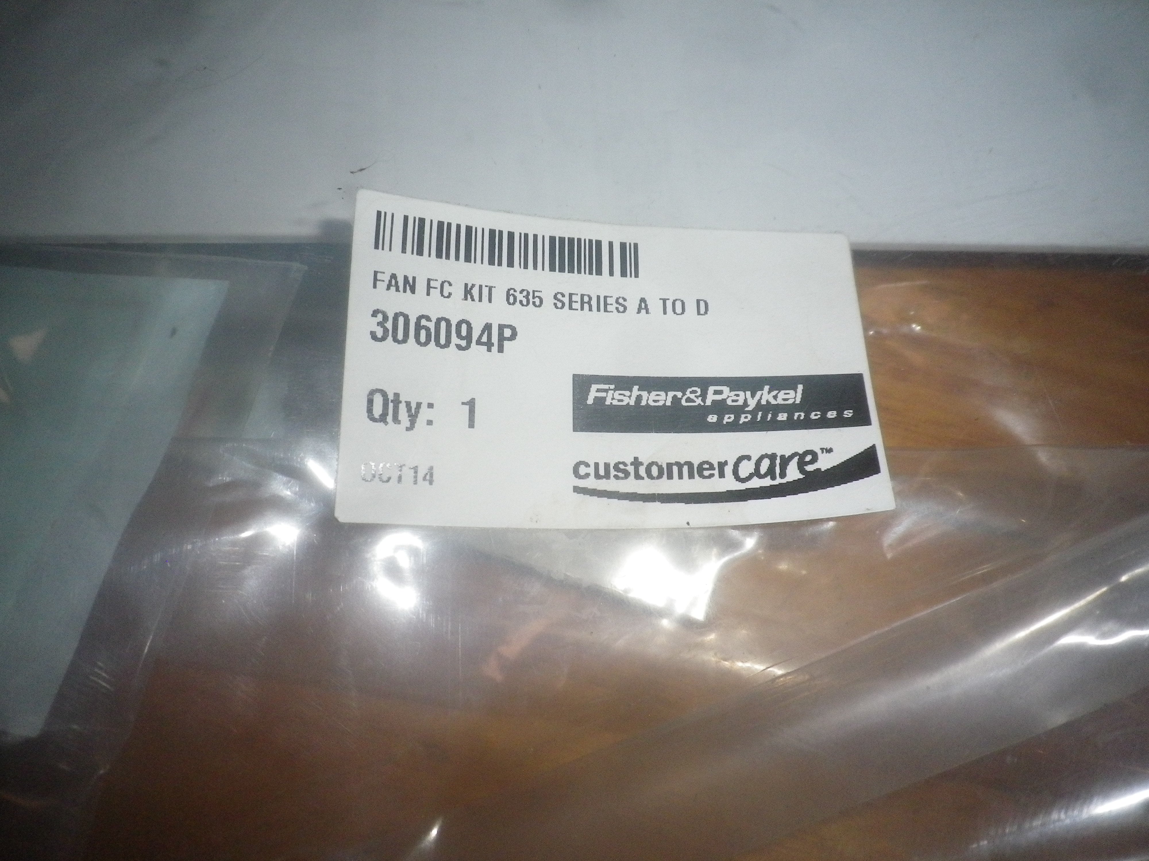 Fisher & Paykel E411T Refrigerator's Freezer Compartment Replacement Fan Motor - Part # FP306094P