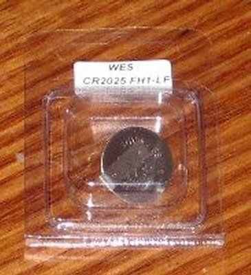 3-Volt CR2025-FH1 Lithium Coin Cell Battery with Soldering Tags for Appliance Parts
