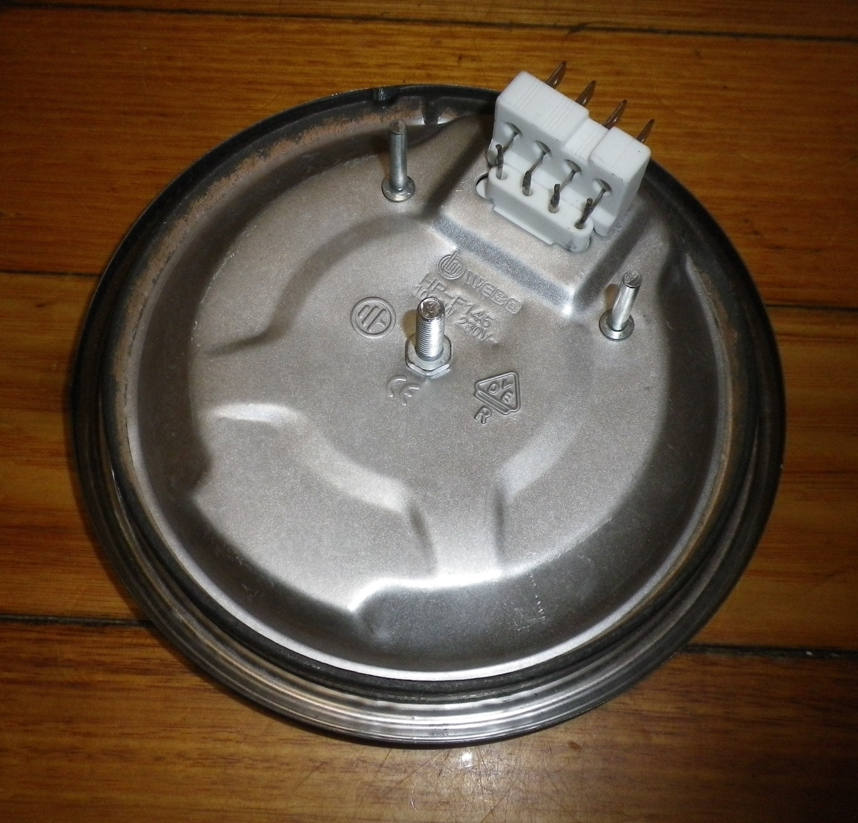 Euromaid 165mm High-Profile 1000W Solid Wire-in Electric Hotplate