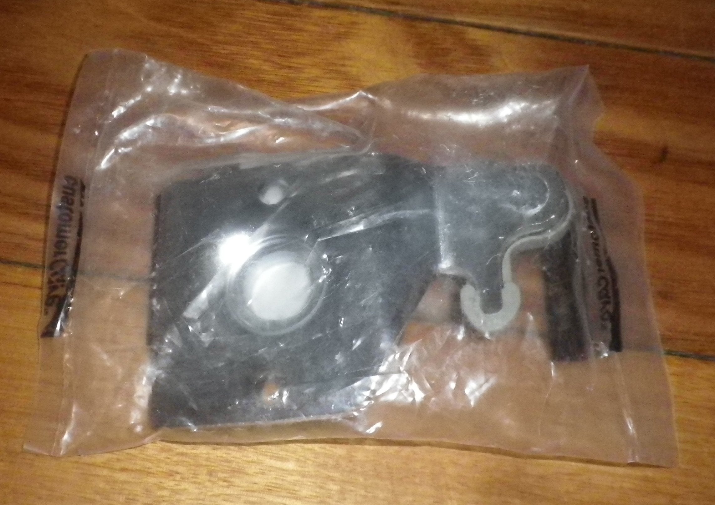 Fisher & Paykel Refrigerator Grey Left-Handed Door Hinge Base and Closing Cap Component - Part Number FP818612P