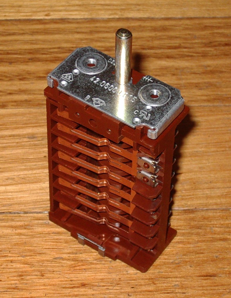 Westinghouse POH667 Oven Function Selector Switch - Appliance Part # 0534001652, Also Known As EF42.06000.015