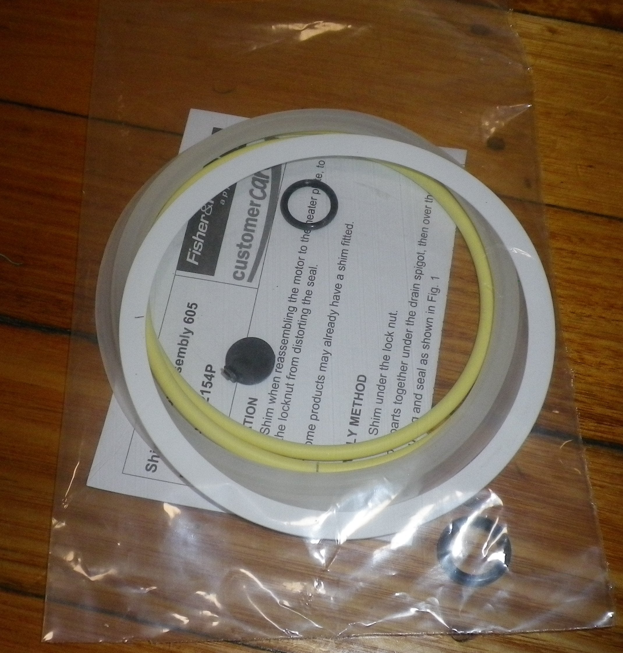 Fisher & Paykel Dishdrawer DD605, DS605 Heater Element and Seals Replacement Part # FP522090 for Dishwasher Appliances