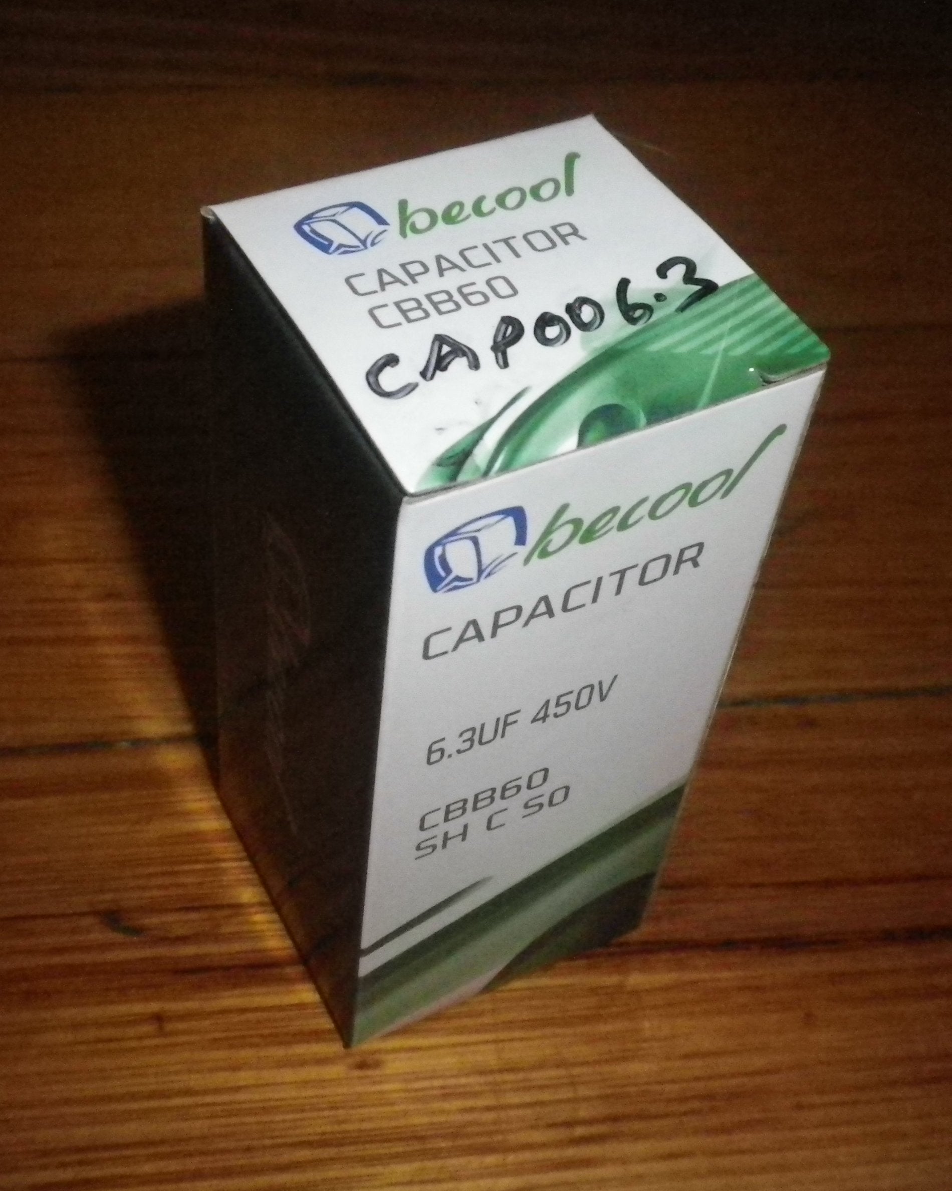 450Volt 6.3uF High - Quality Motor Start Capacitor - Part # CAP006.3