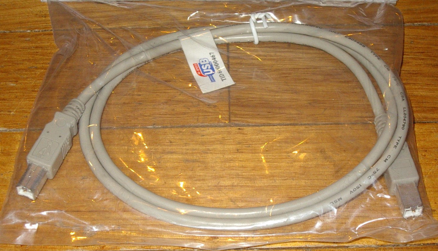 1m USB-B Male to USB-B Male Computer Cable - Part # CL930