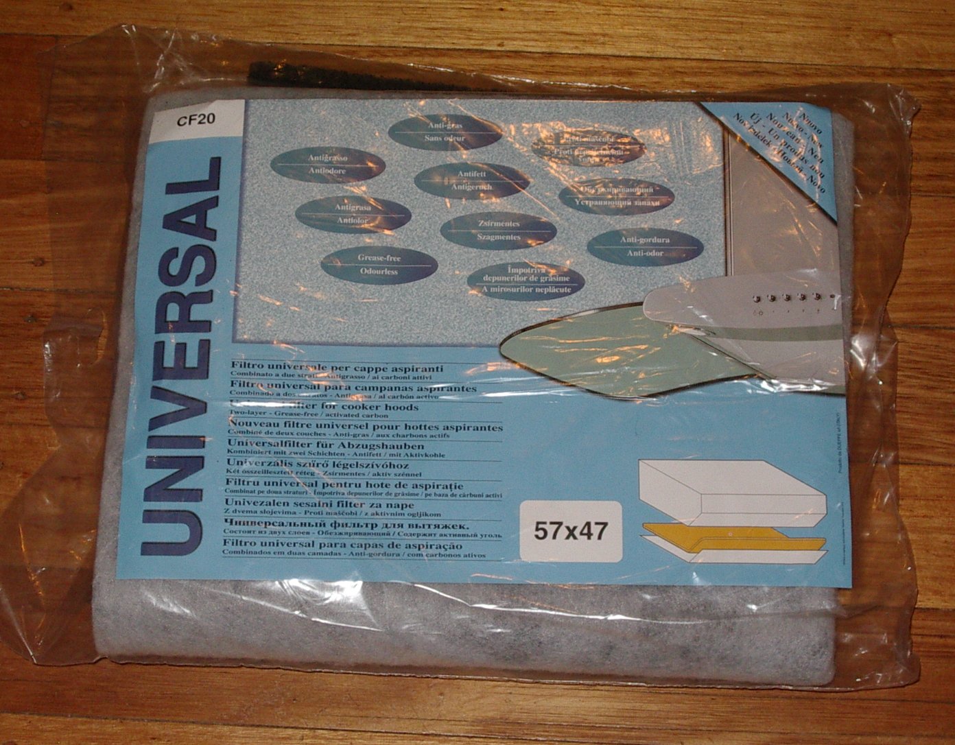 Universal 2-in-1 Rangehood Filter Material - CF20, FIL161