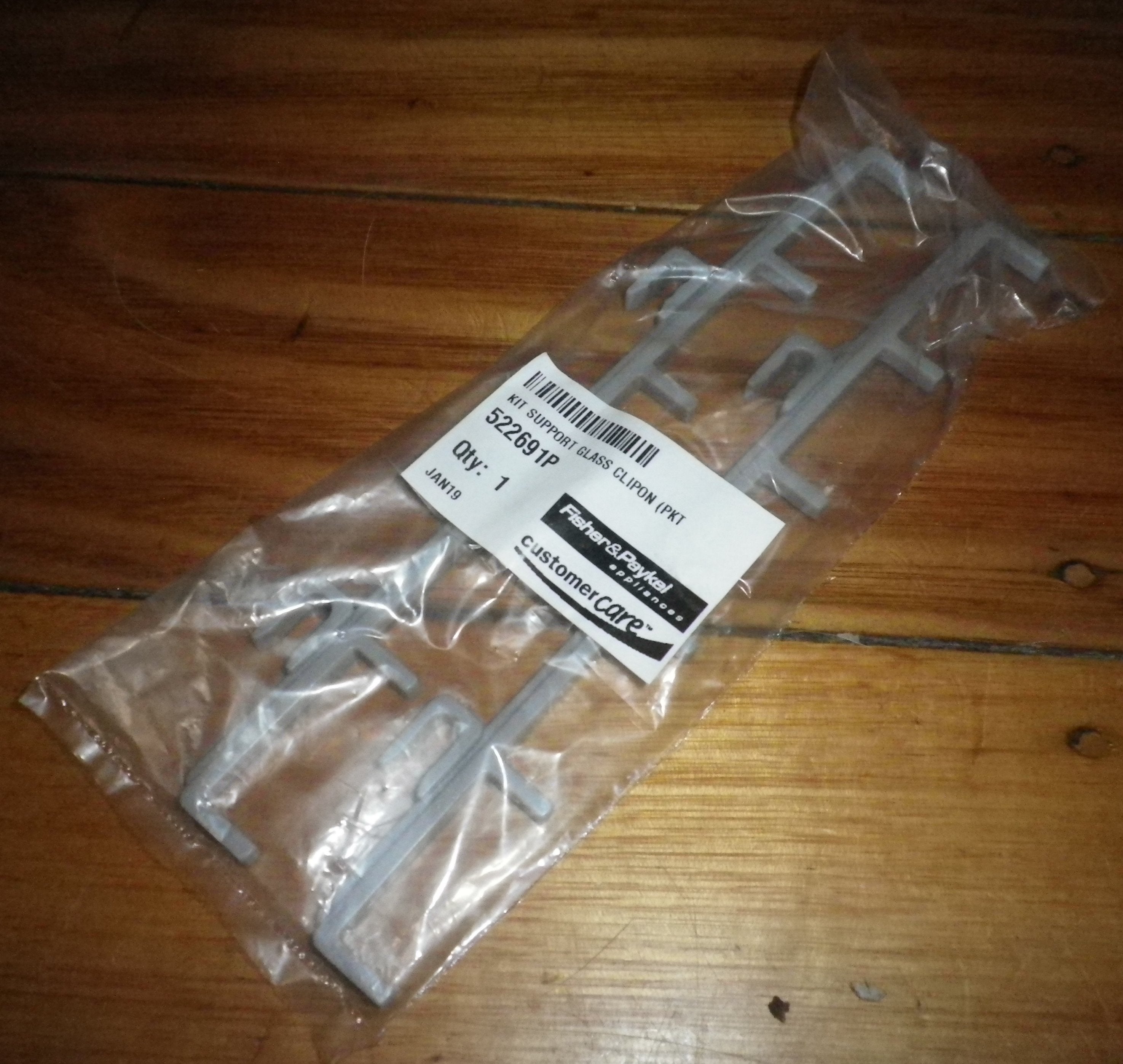 Fisher & Paykel DD60, DD90S DishDrawer Glass Support Clips - FP522691P (Pack of 2)