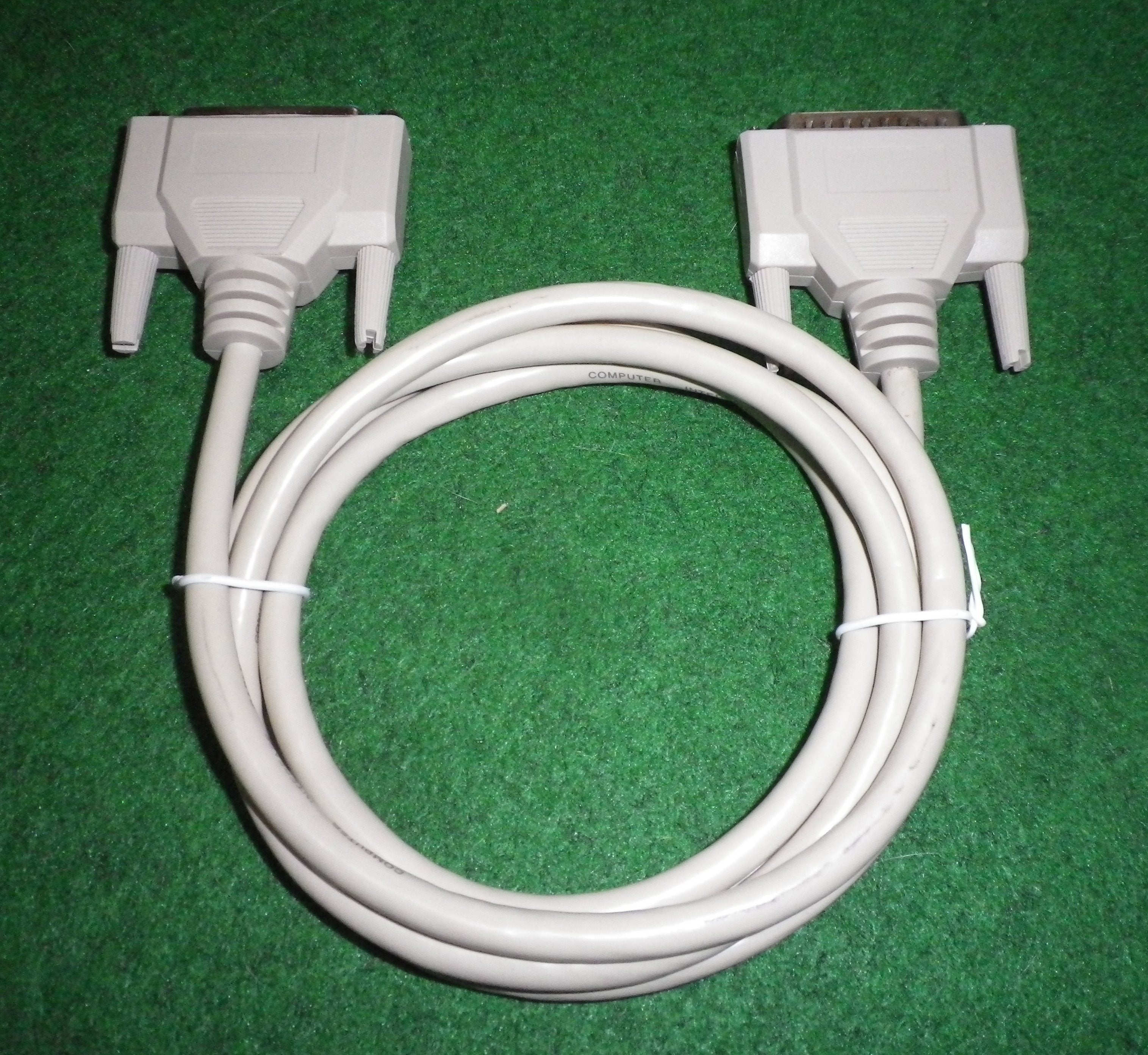 1.8m DB25 Male to Female Serial Computer Cable - Part # CL260
