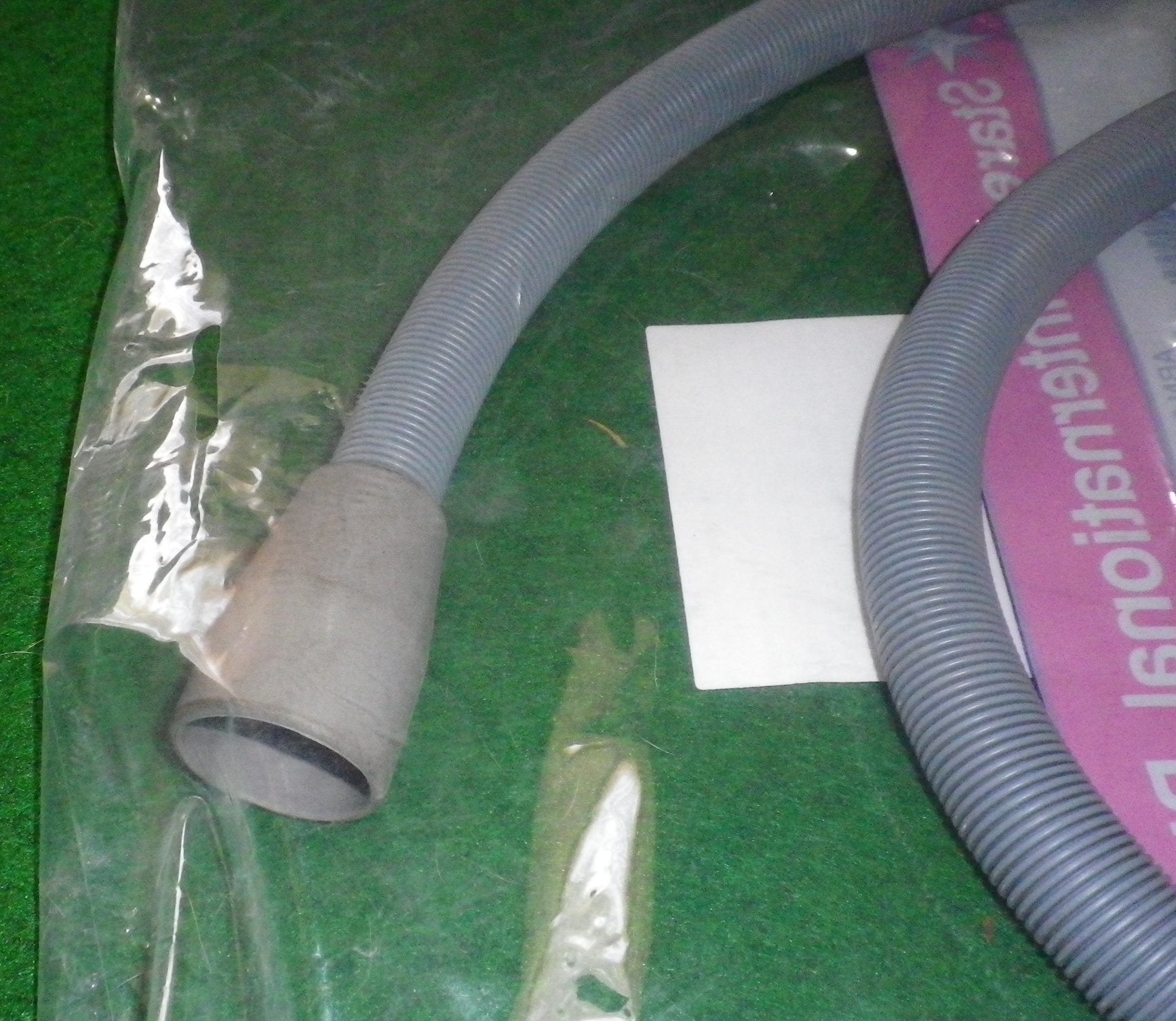 Universal 2.5 - metre Plastic Washing Machine Drain Outlet Hose with 22mm and 34mm Diameter Ends - Part # W079
