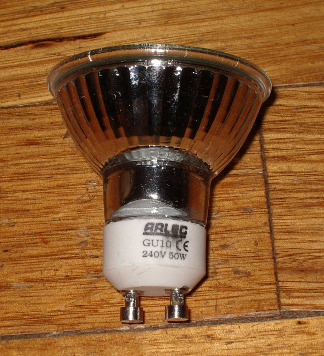 Arlec 50-Watt 240-Volt GU10 Base PAR16 Dichroic Quartz Halogen Light Globe - Part # HD1050