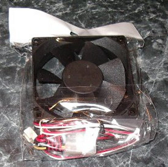 12Volt 80mm x 80mm x 25mm Ceramic Computer Case and Power Supply Cooling Fan - Model FAN802562