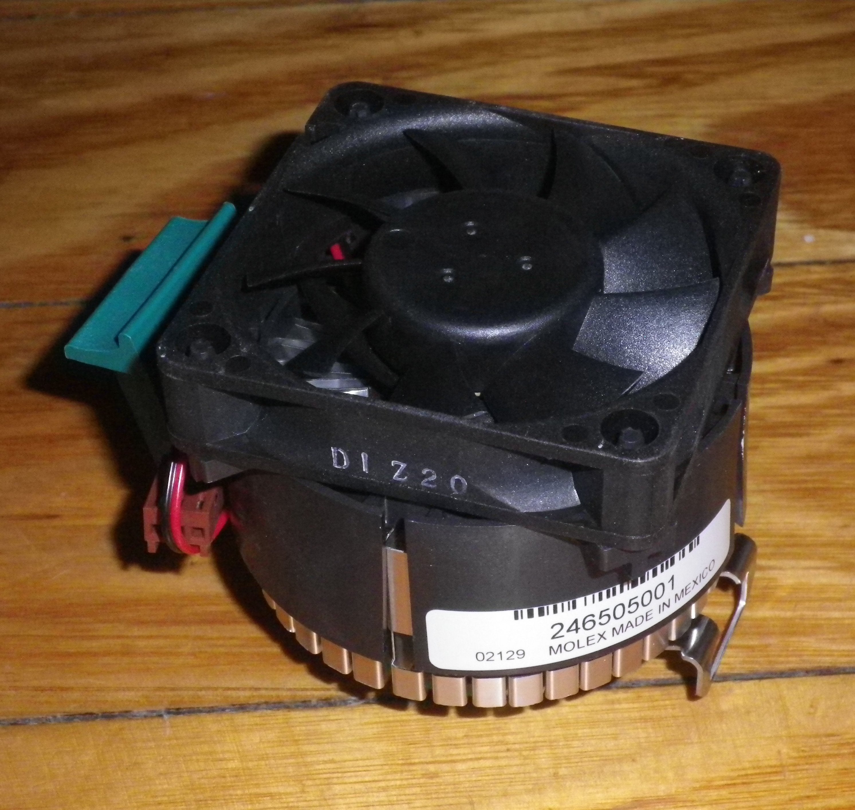 60mm CPU Cooling Fan and Heat Dissipating Heatsink Designed for Socket 478 Pentium IV Processors - Part Number FAN160