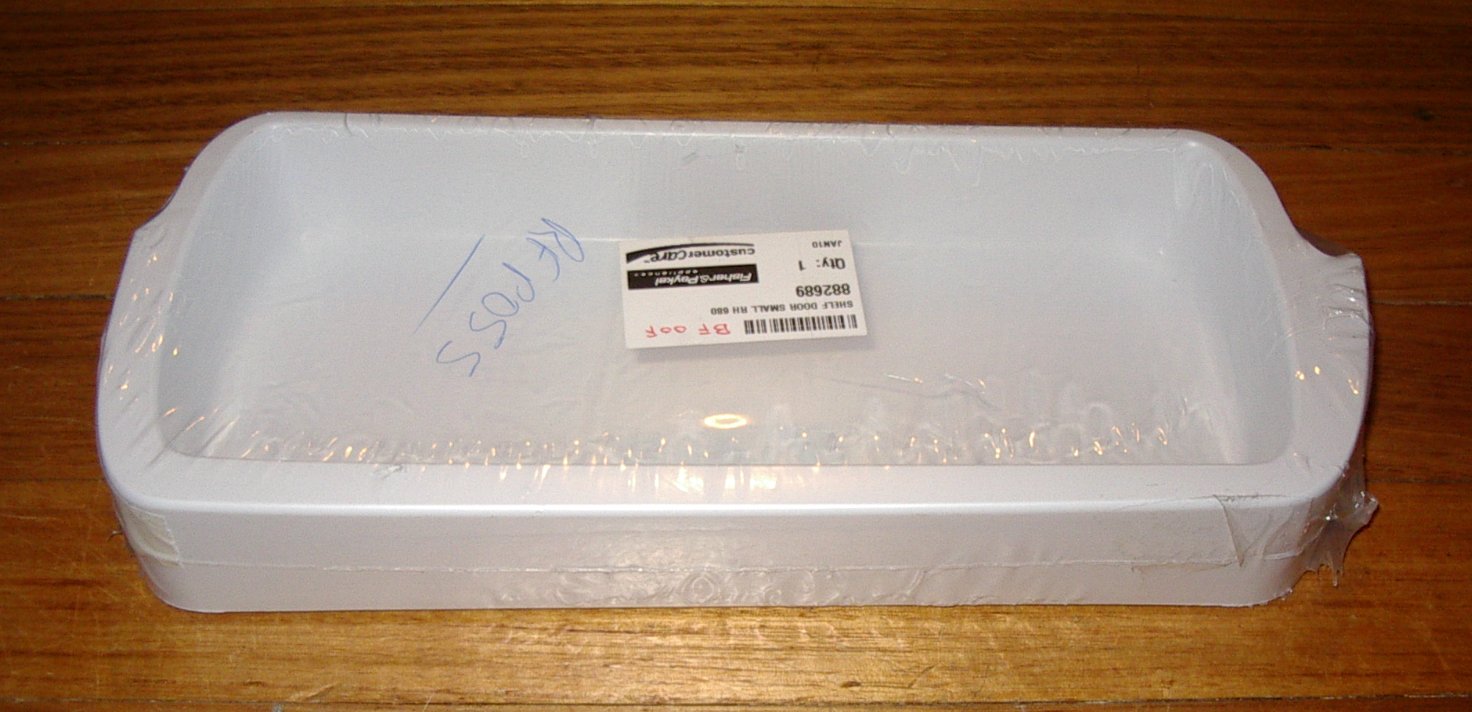 Fisher & Paykel E440T Right-Handed Short Refrigerator Door Shelf Replacement Part # FP882689P for Select Models