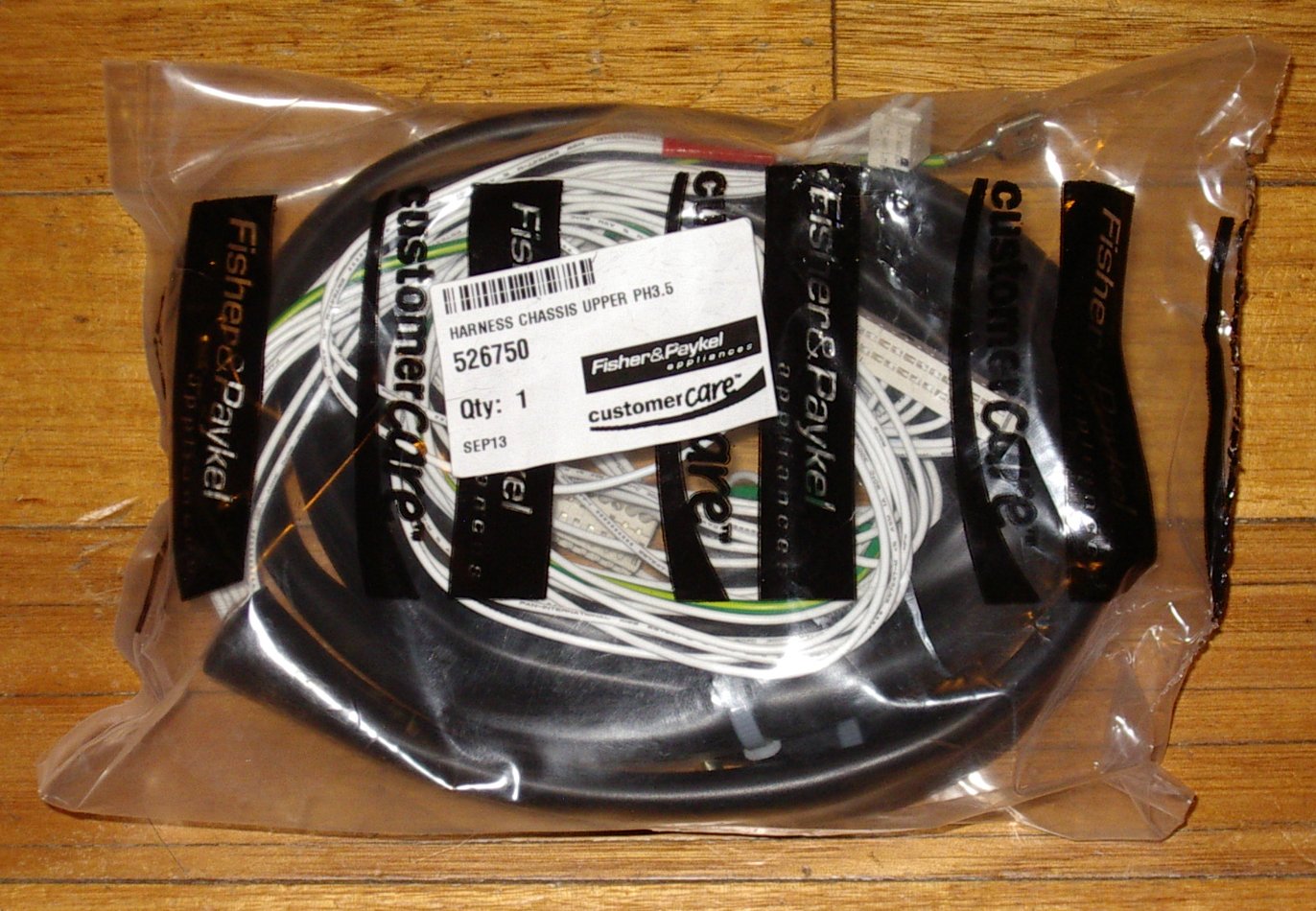 Fisher & Paykel Phase 3 DD603 Upper Drawer DishDrawer Wiring - Part FP526750
