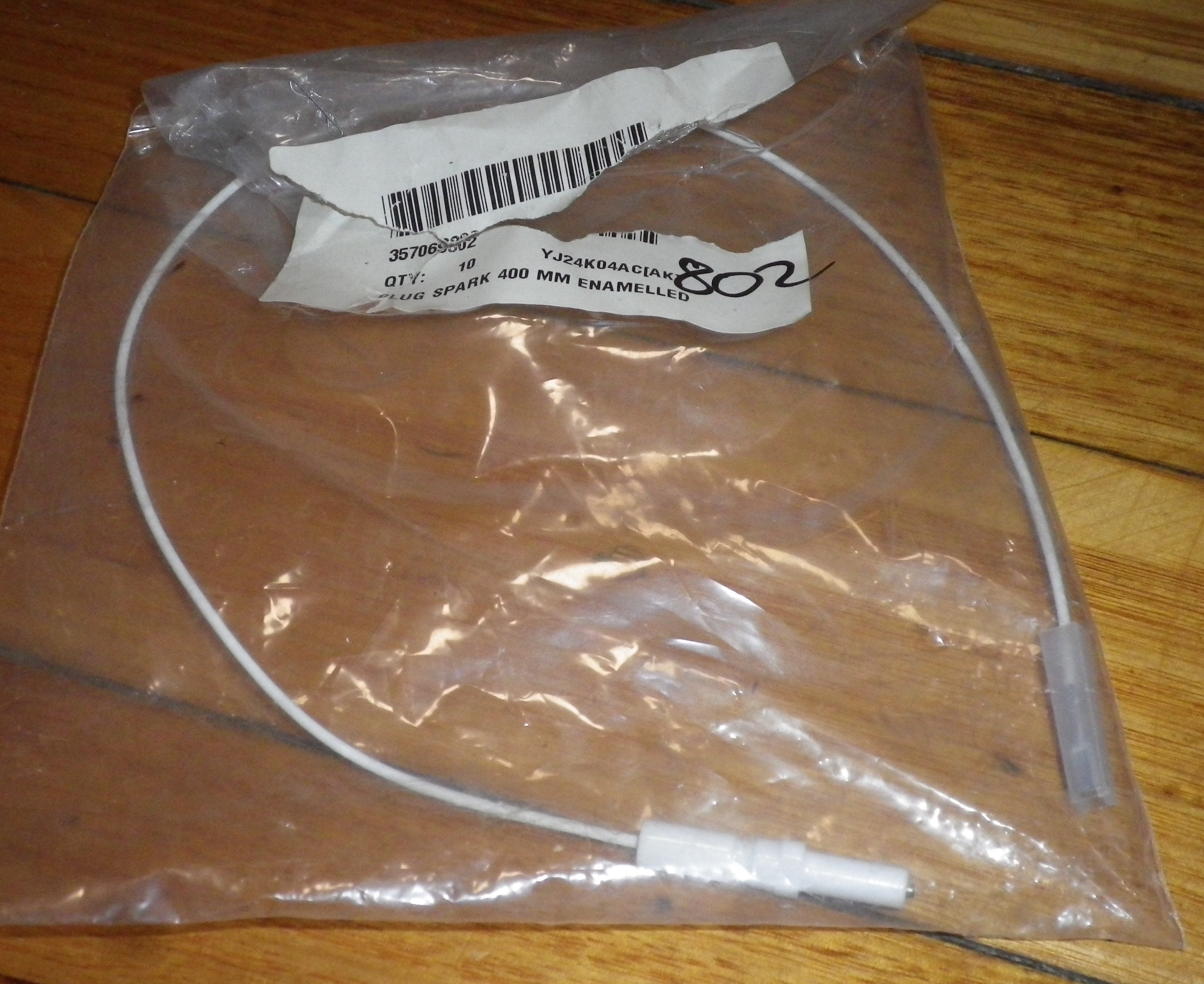 Westinghouse Gas Stove Ignition Electrode with 400mm Lead Wire - Replacement Part # 8583570698024