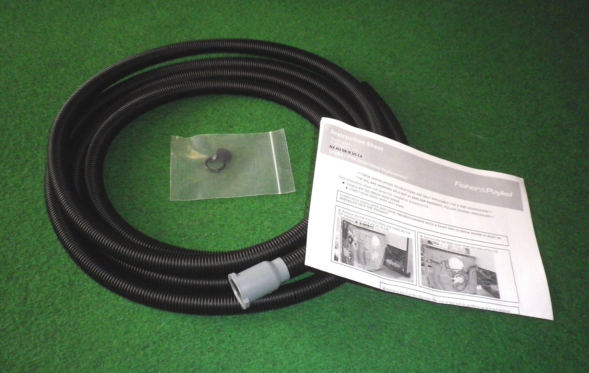 Fisher & Paykel DD605 Dishdrawer Dishwasher Outlet Hose - Genuine Part FP510852