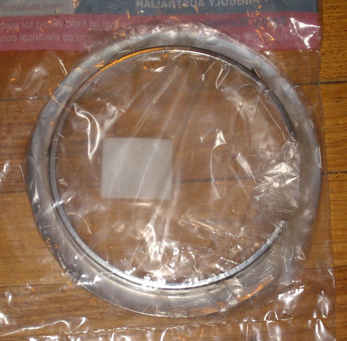 Universal 6-1/4 Inch Chrome Trim Ring for Stove - Part Number 1256-07, Equivalent to SEI SE32