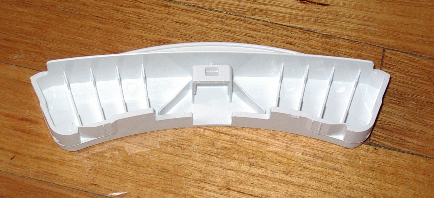 White Door Handle Lever for Samsung Front Loader Washing Machines - Part # DC64 - 00561A