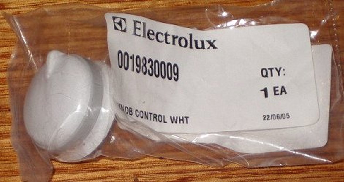 Westinghouse Genuine White Hotplate Control Knob - Part # 0019830009