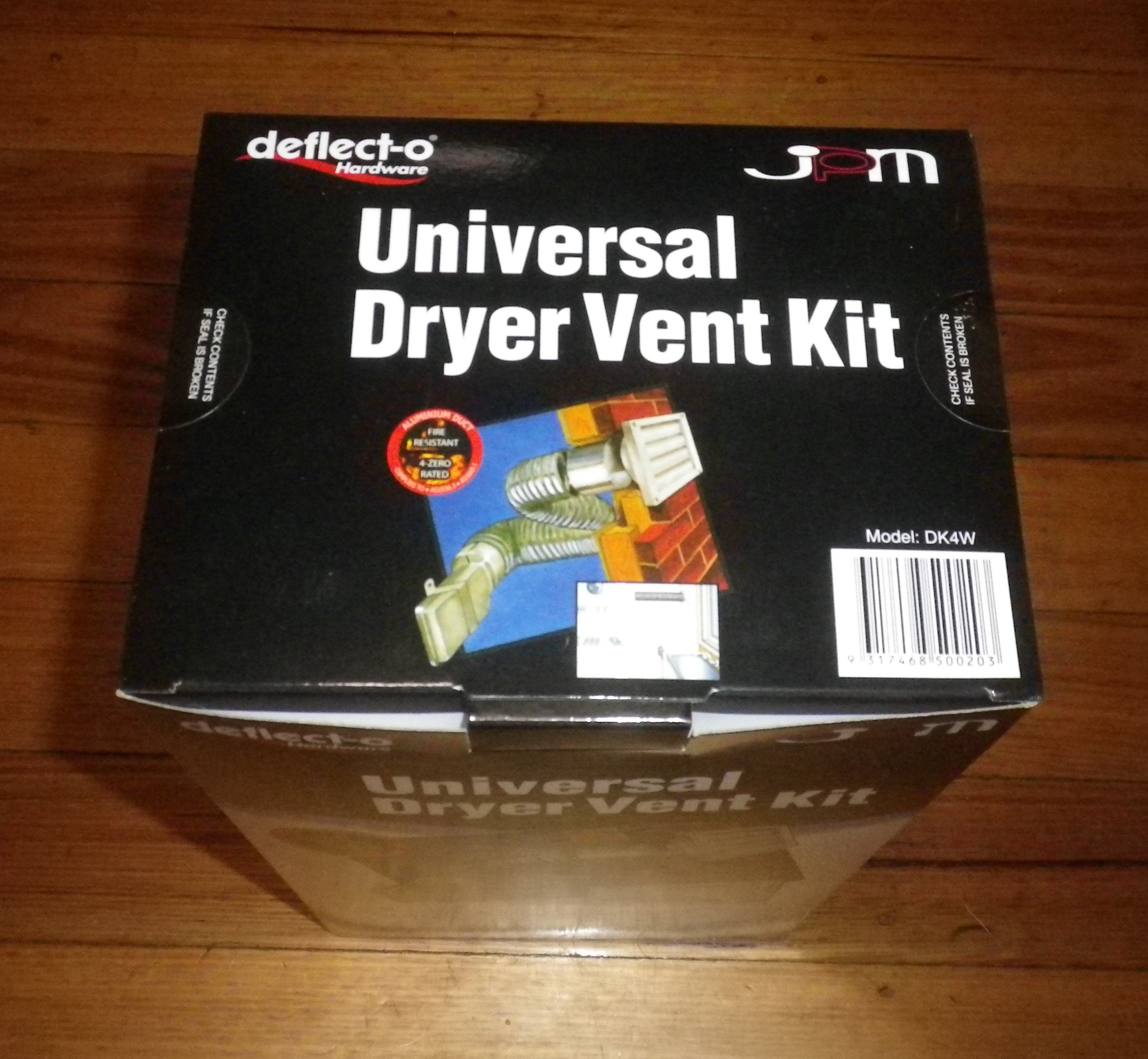 Deflecto All - Purpose Clothes Dryer Ventilation Kit with Hose, Compatible with Simpson, Electrolux, Fisher & Paykel - Part # DK4W