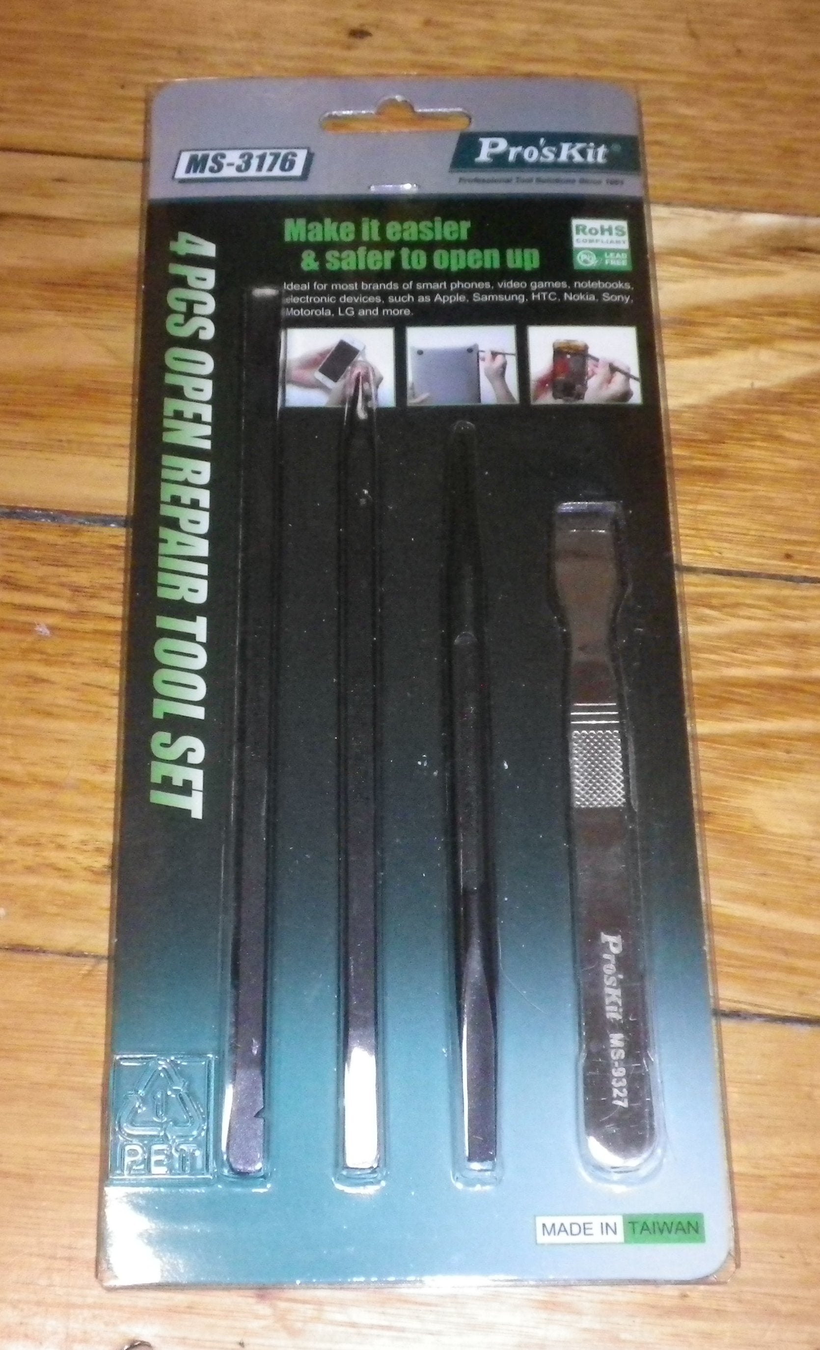 Pro'sKit 4-Piece Heat-Resistant Case Opener Tool Set - MS-3176