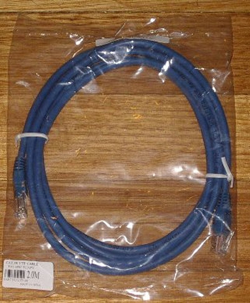 2-Meter Blue CAT5E RJ45 to RJ45 Computer Network Cable - Part # CL119