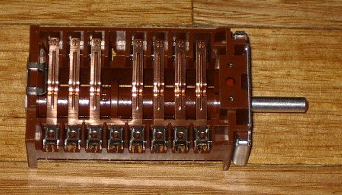 Chef Select 6 - Position Oven Function Selector Switch - Part # 0534001740